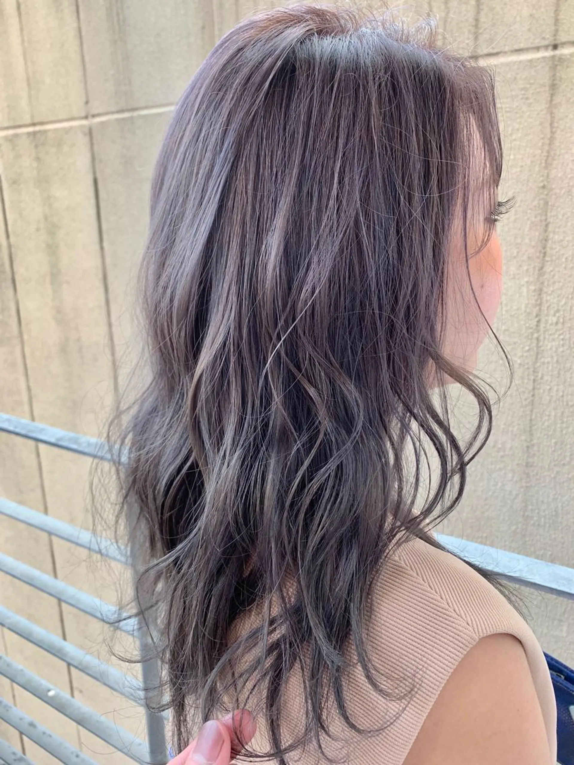 ロング カラー カット ヘアカラー トリートメント 髪質改善will hairdesignのヘアスタイル