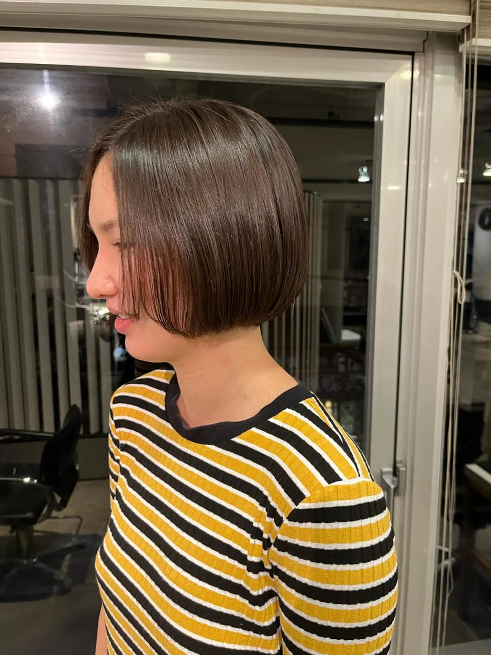 ショート うる艶カラー/恵比寿 ベージュ/丸山陽平のヘアスタイル