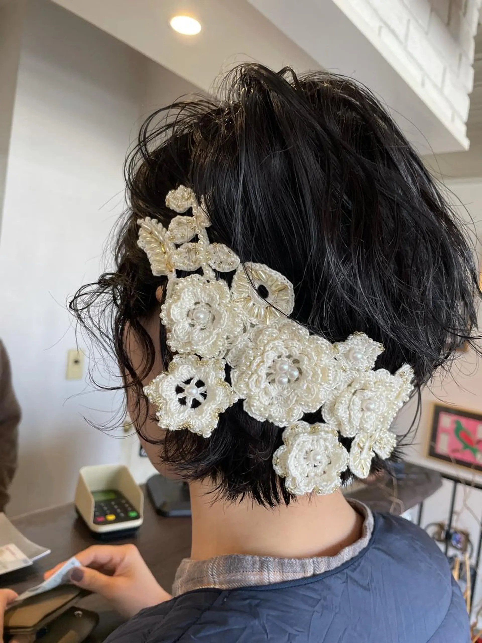 ミディアム エイジングケア/大人 デザイン/FRAMEのヘアスタイル