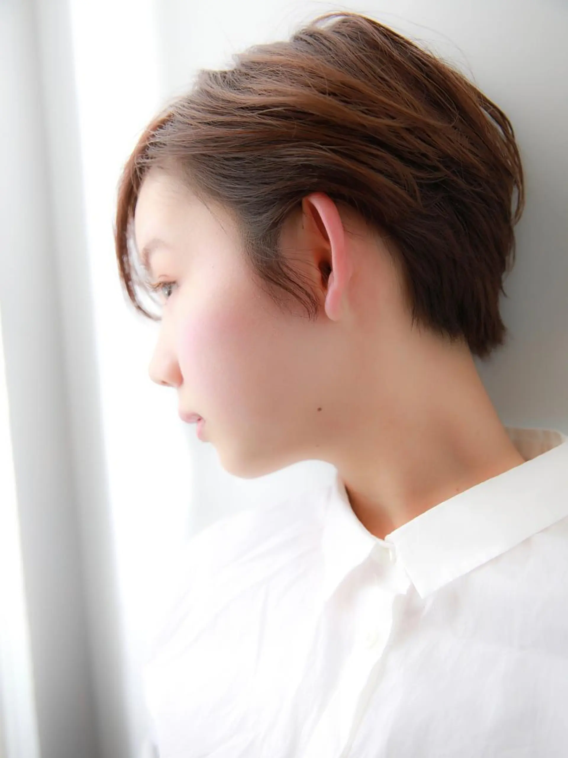 ショート カラー レイヤーカット✂️ 横浜No1♡下鳥翔子のヘアスタイル