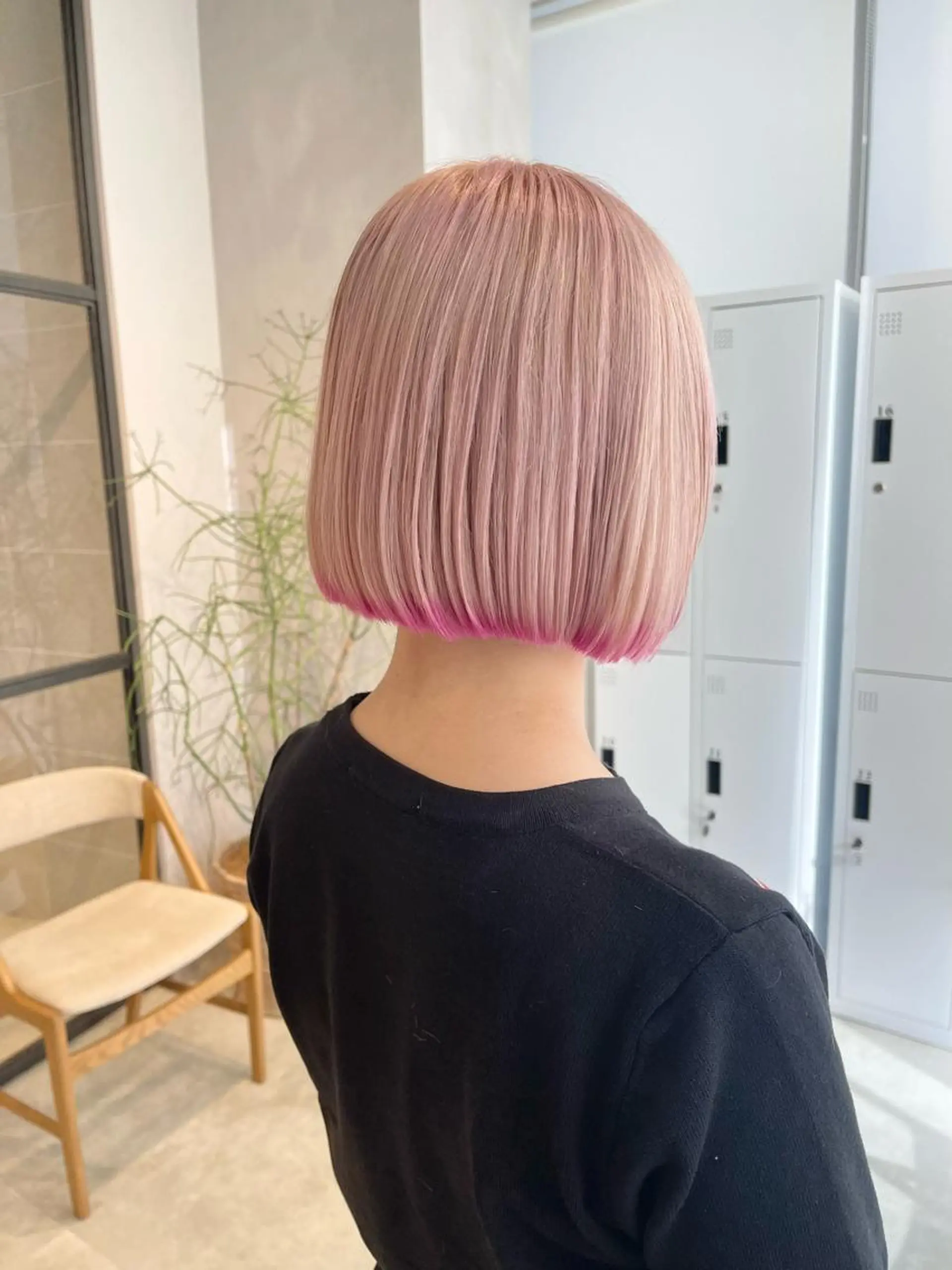 ショート カラー 🦋レイヤーカット ミドリカワ🦋のヘアスタイル