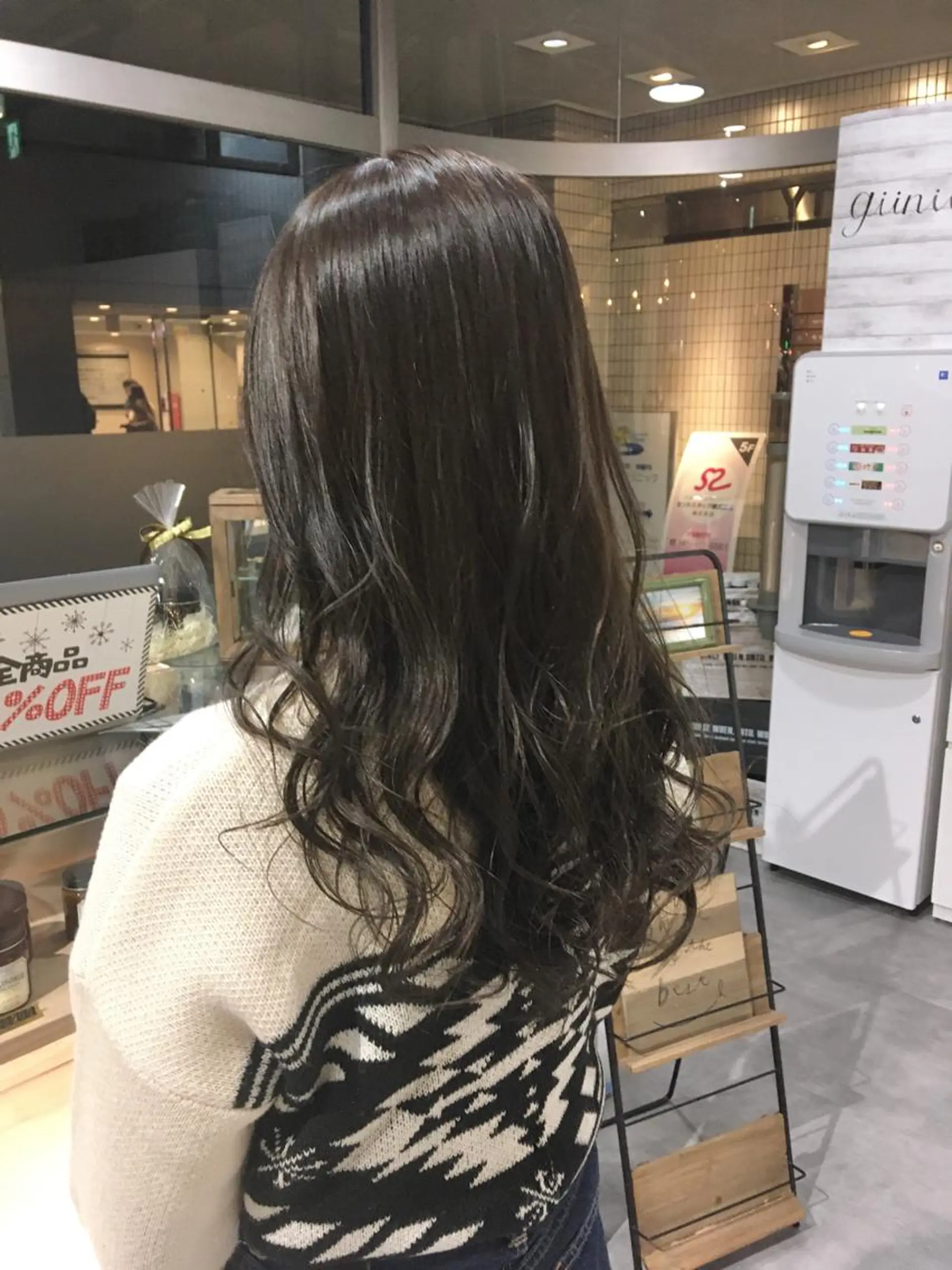 セミロング カラー ヘアアレンジ 横浜縮毛矯正 ☆渋谷良太のヘアスタイル