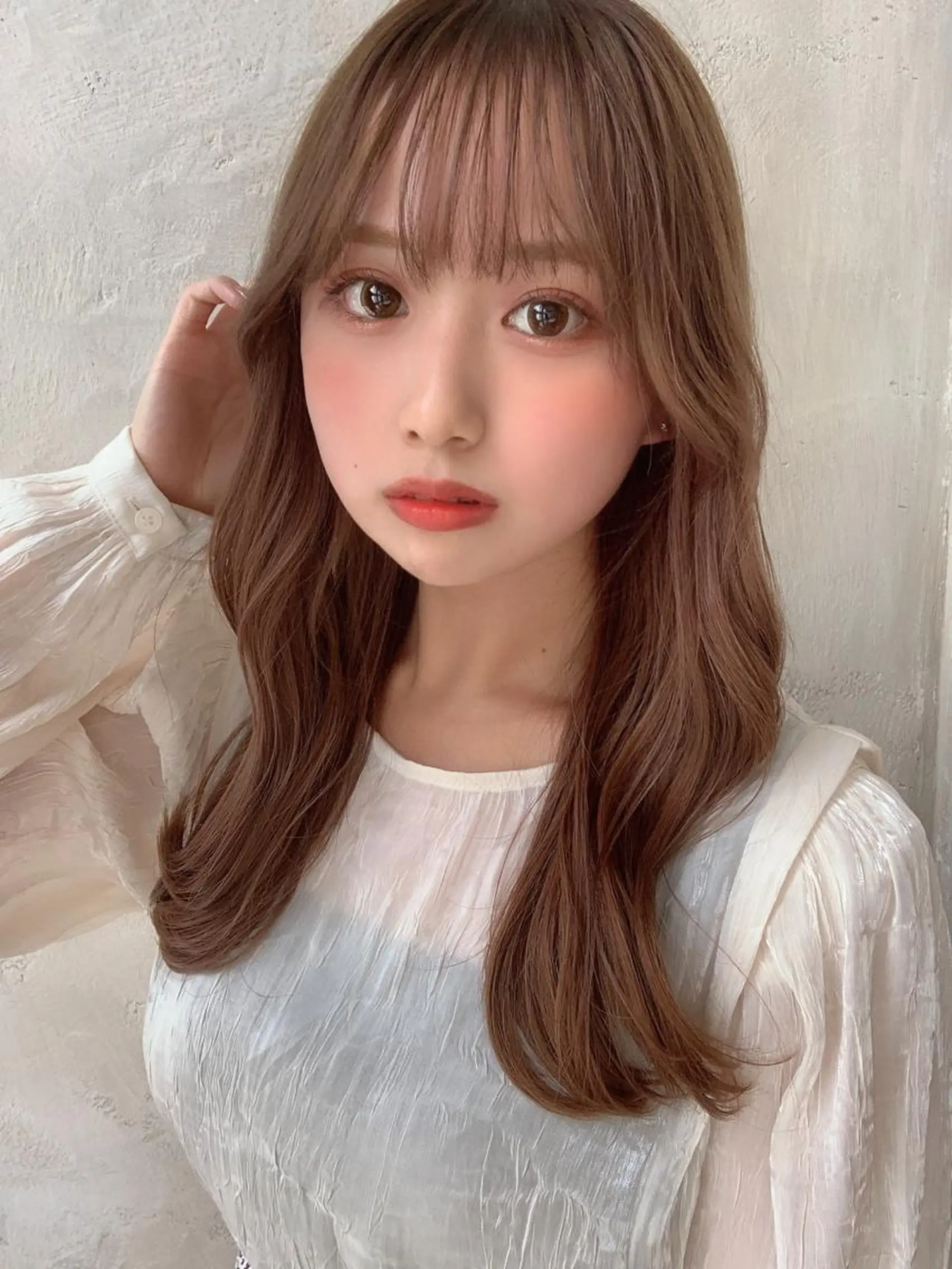 セミロング モテ髪🤍こなれヘア 藤山裕大のヘアスタイル