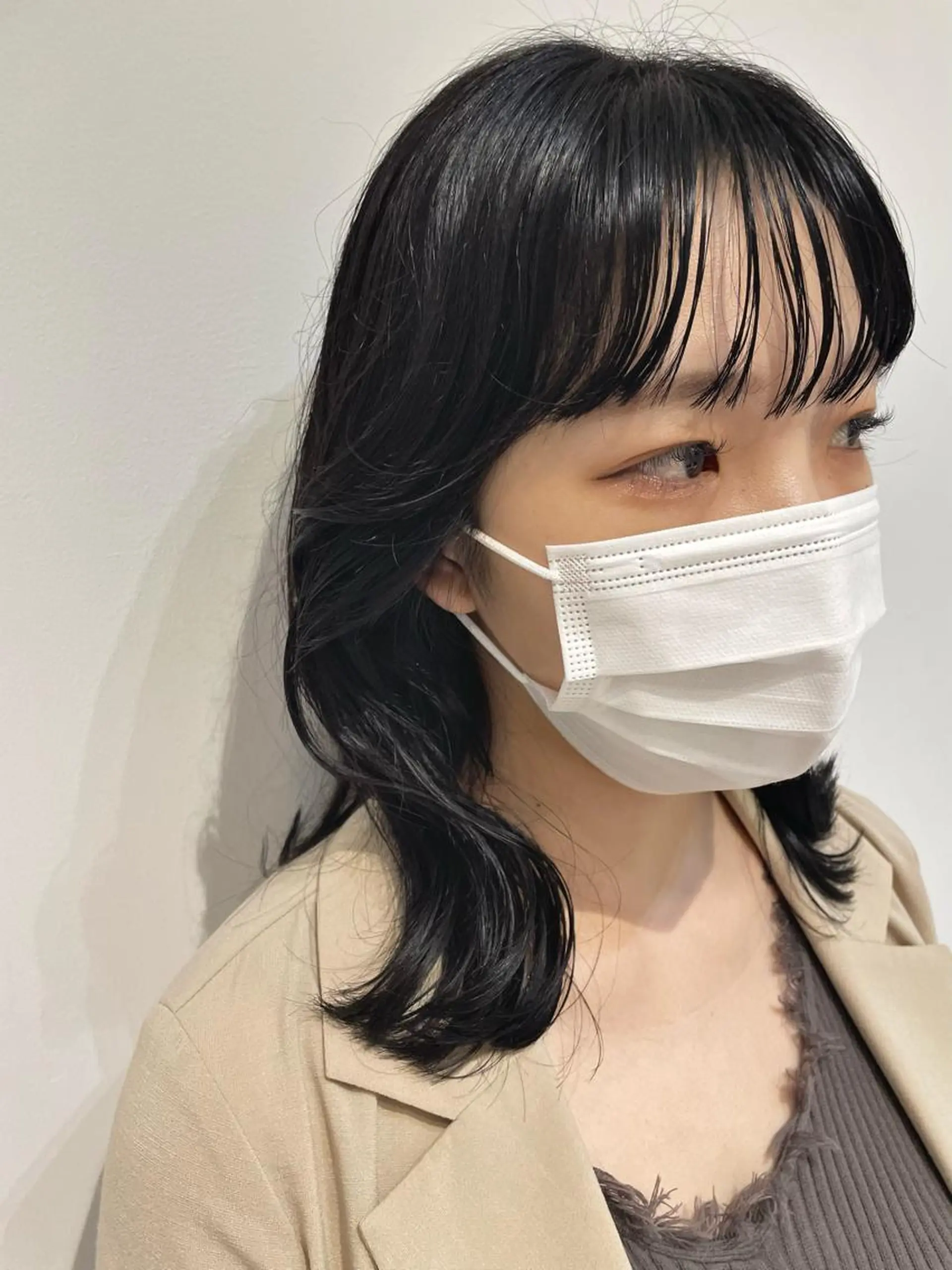 セミロング カラー 顔まわり/インナー カラー/　syuriのヘアスタイル