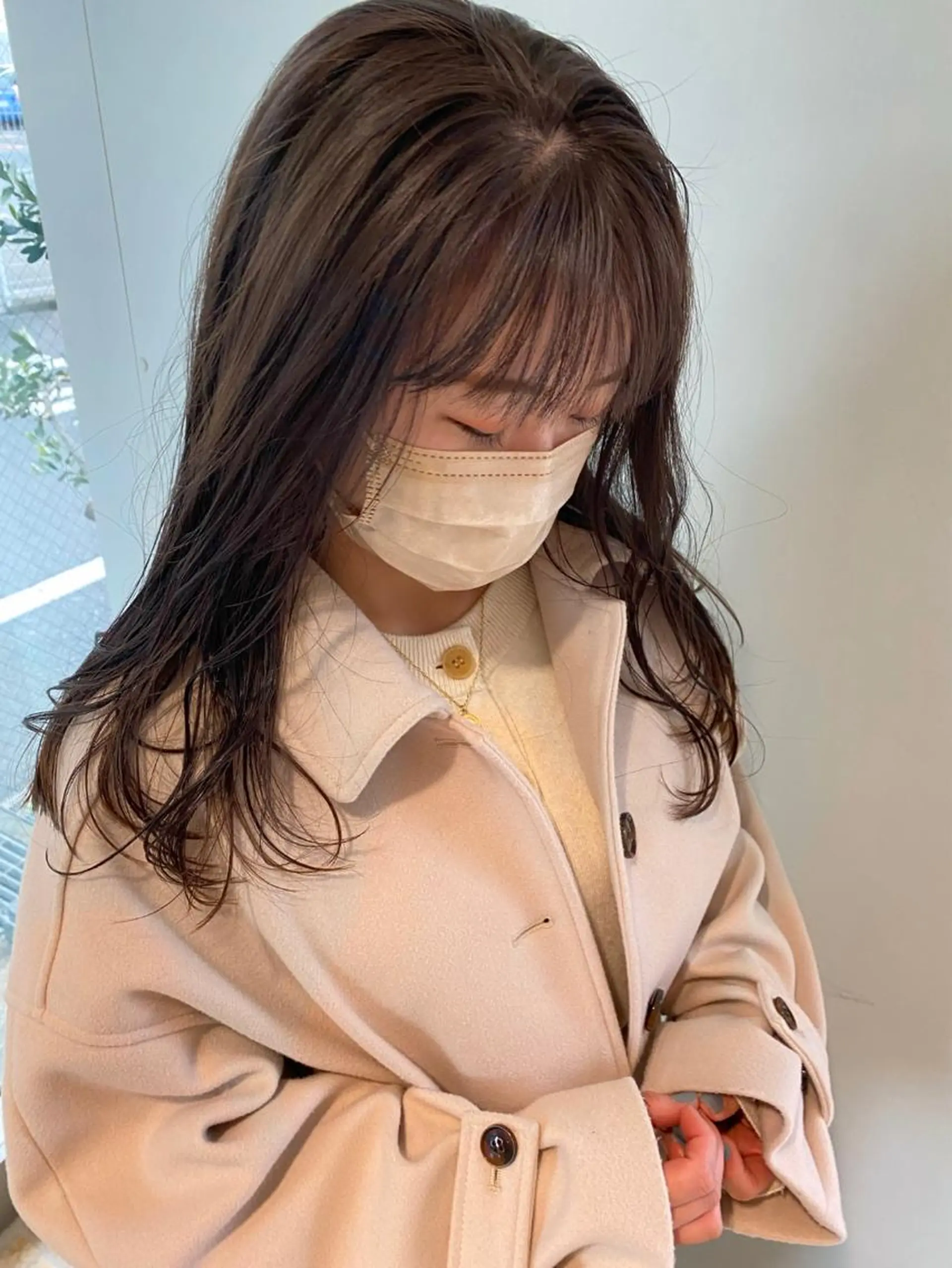 ロング カラー カット ヘアカラー トリートメント ✴︎まえた さやか✴︎のヘアスタイル