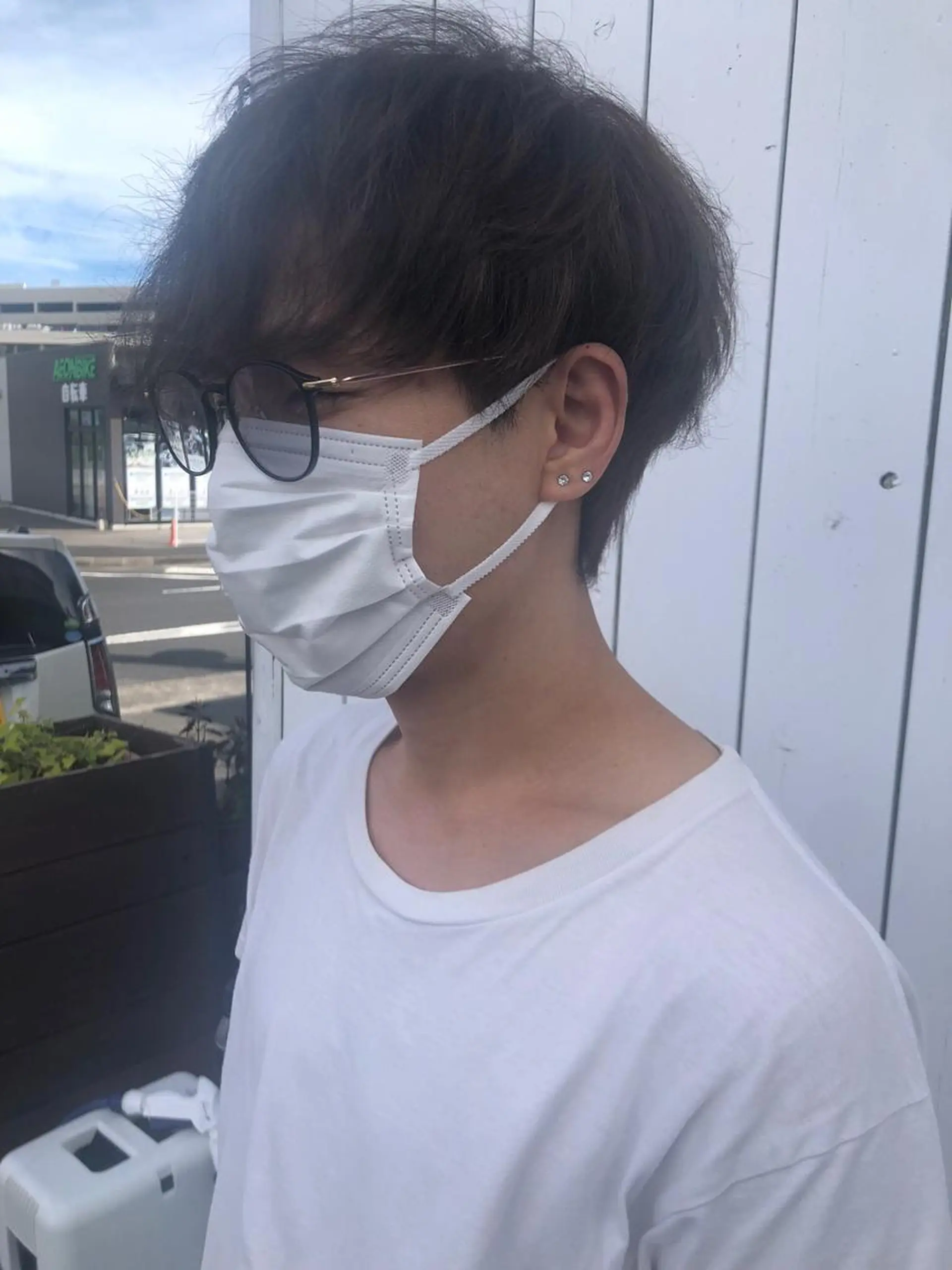 メンズ カット ヘアカラー デザインカット🎨 ボブ🫟おざきのヘアスタイル