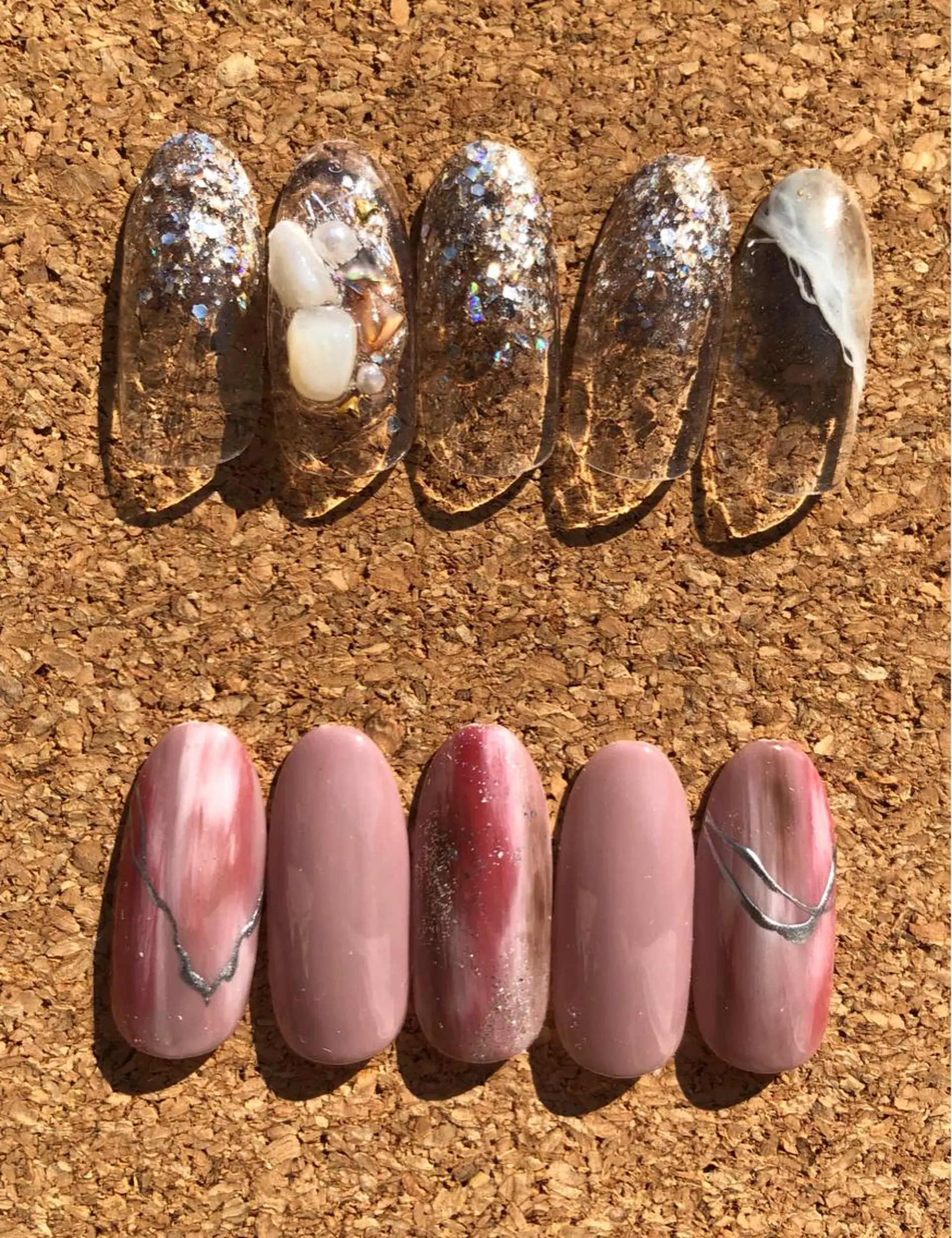 ショート ネイル アートネイル ミラーネイル シンプルネイル ハンドネイル LUNE NAILのその他イメージ