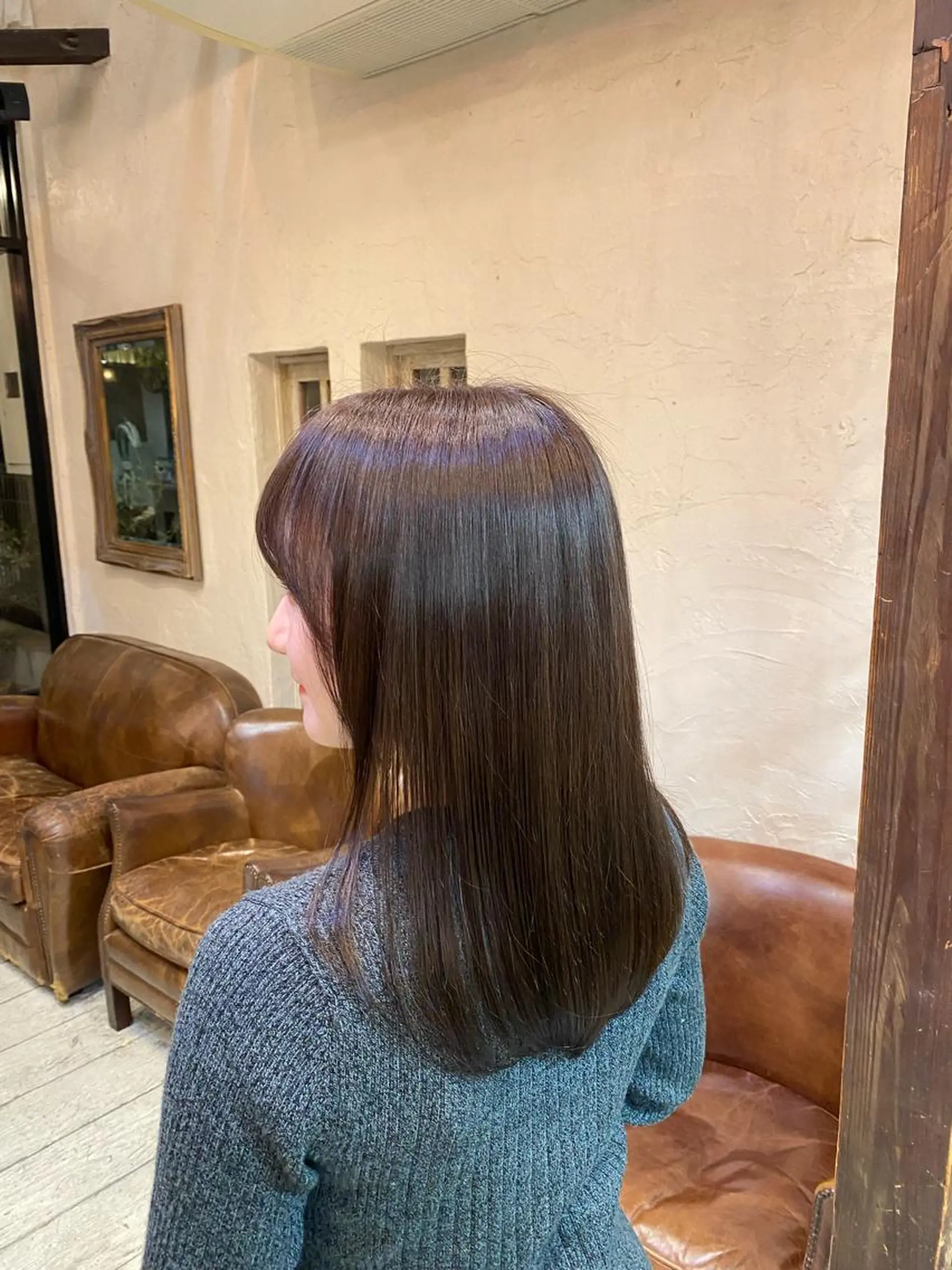 セミロング トリートメント Belle 並木通り店所属・rena/レイヤー /メンズ◎のヘアスタイル