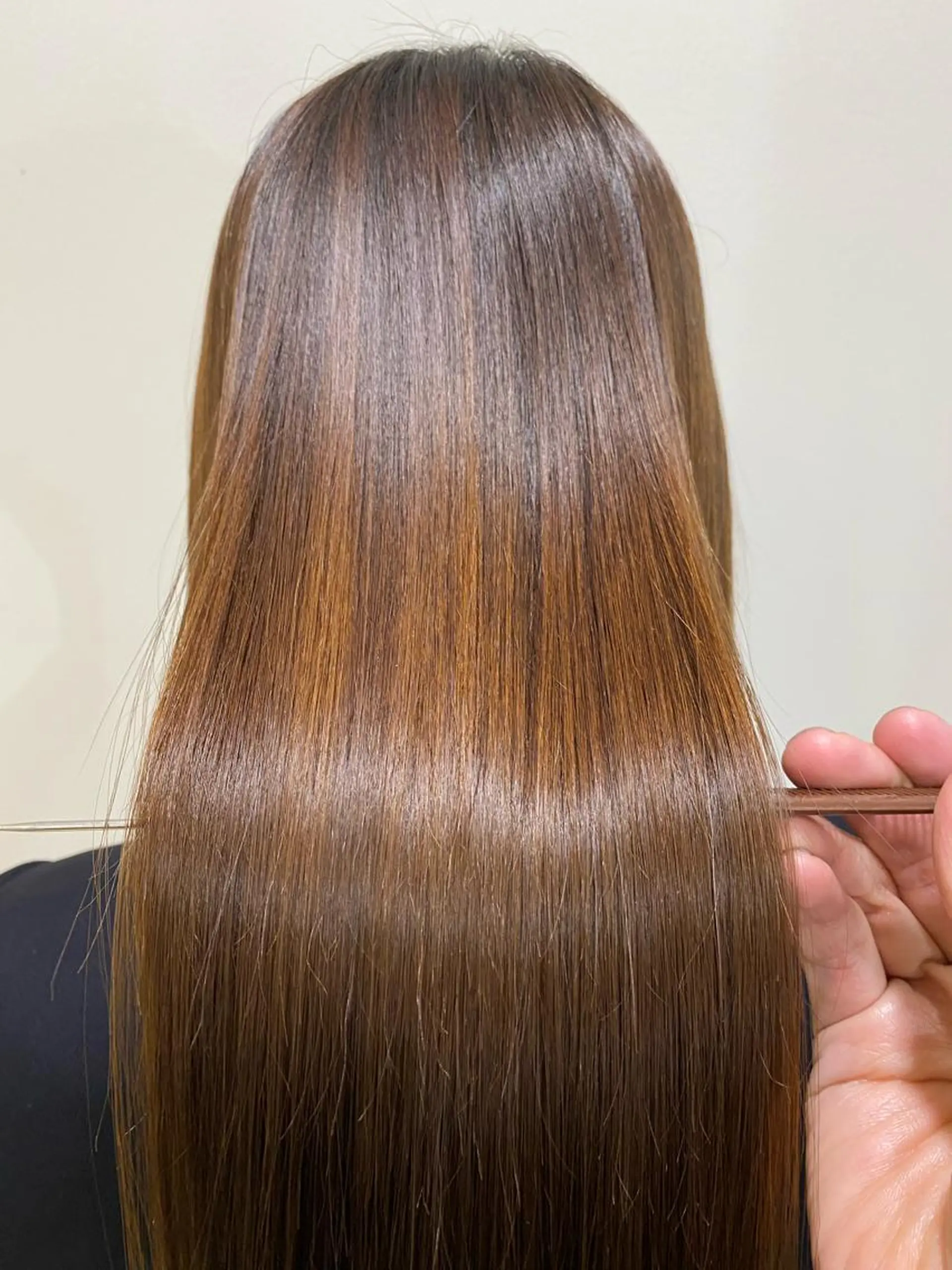 ロング 髪質改善 韓国風ヘア 縮毛矯正 縮毛矯正 トリートメント コテ巻き風パーマ/ 髪質改善/河島恭平のヘアスタイル