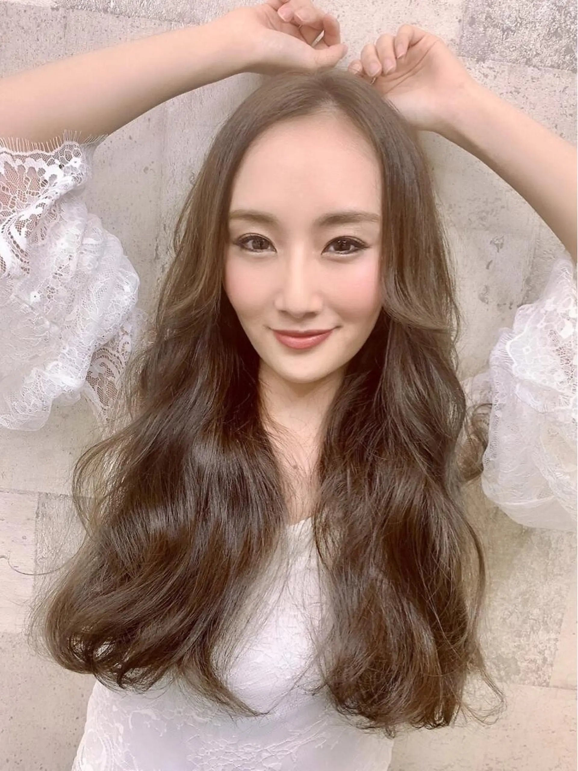 ロング カラー パーマ カット ヘアカラー トリートメント Lafesta HAIR和歌山駅前店のヘアスタイル