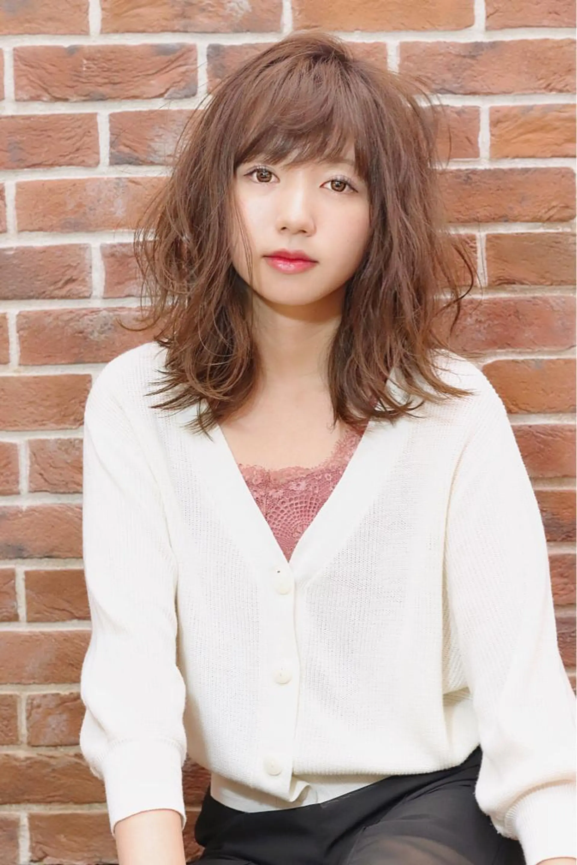 ミディアム カラー パーマ 🤲ヘッドスパ🤲 たにぐちあつし🤲のヘアスタイル