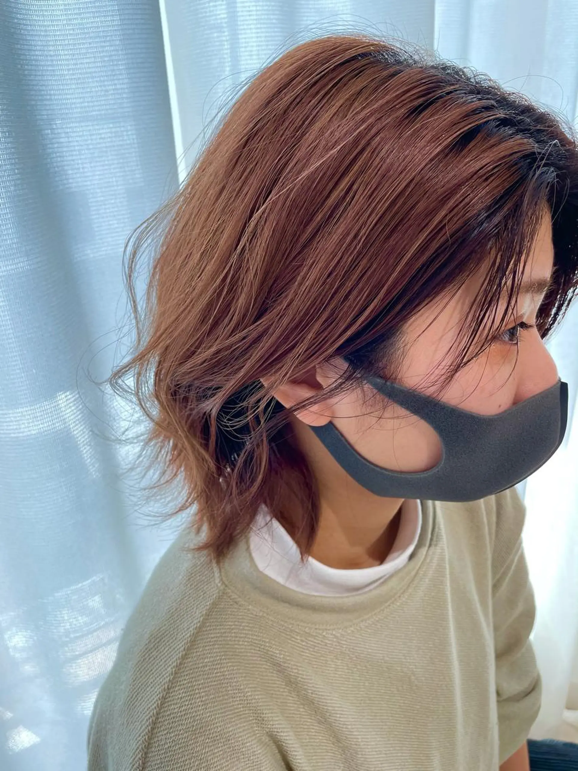 ミディアム カラー ブリーチ ハイトーンカラー オレンジ ヘアカラー トリートメント 過去一の柔髪ヘア 🌿einshairのヘアスタイル