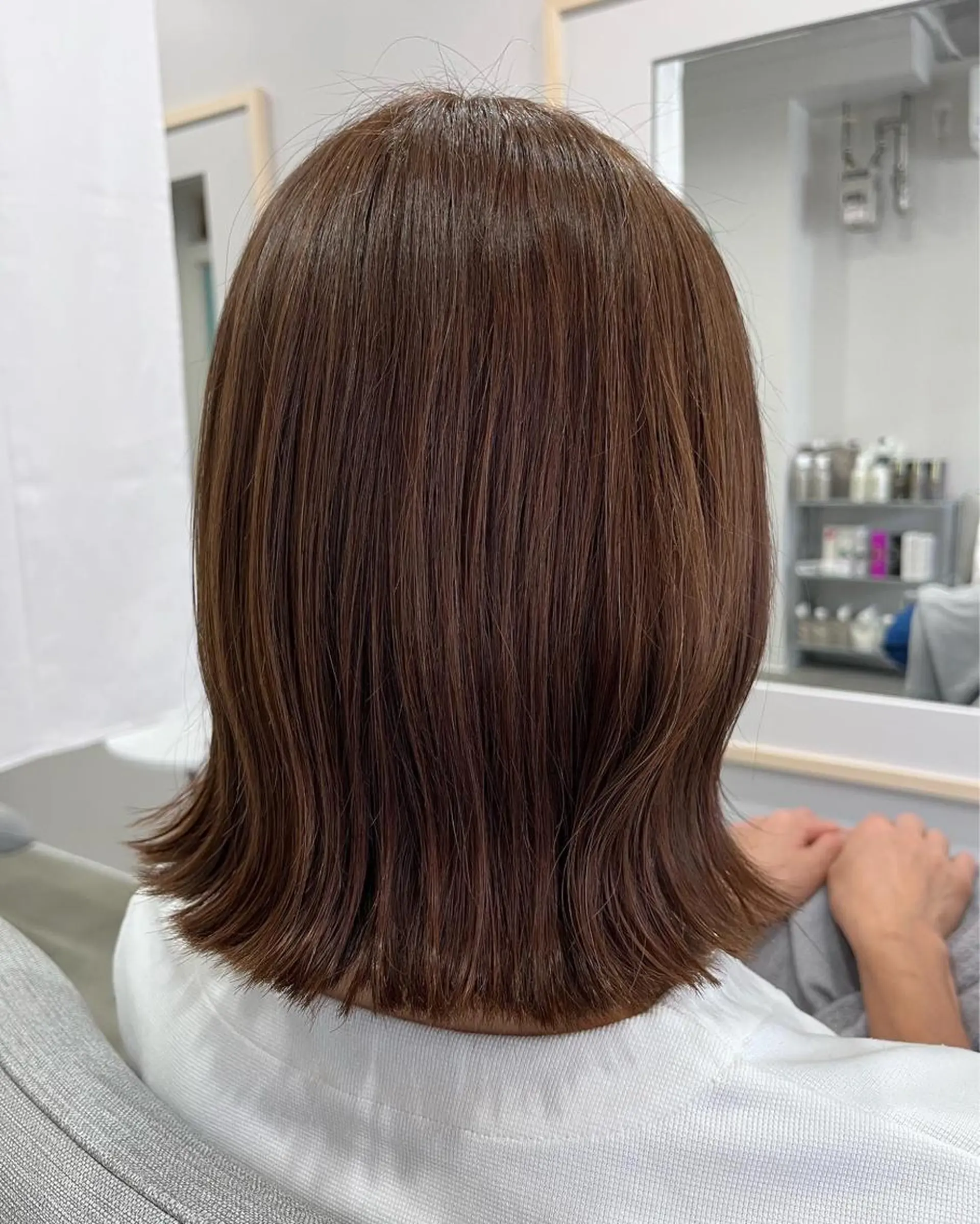 ミディアム カラー liL  hair サトウリョウタのヘアスタイル