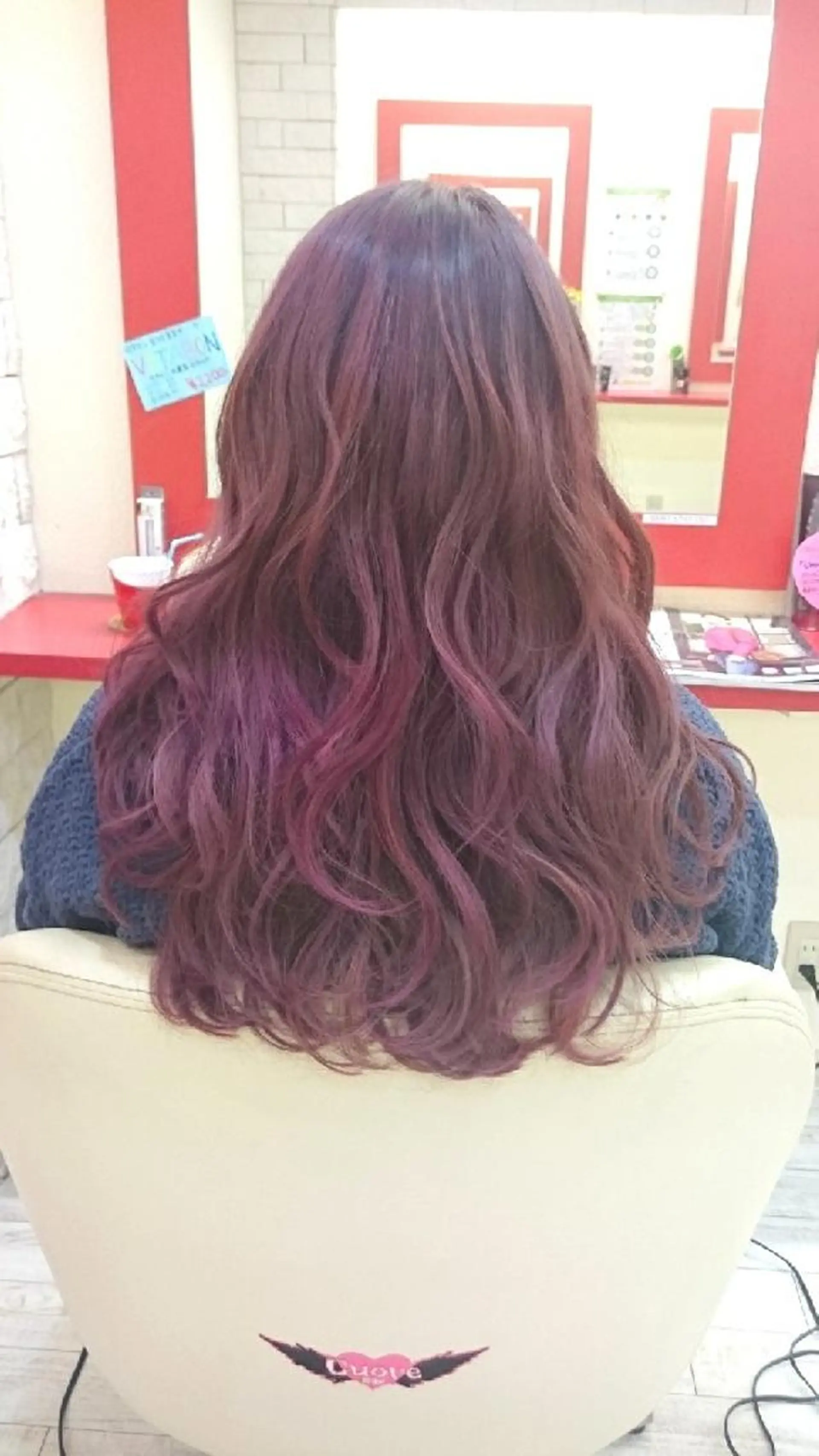 ロング カラー Le Lien カジのヘアスタイル