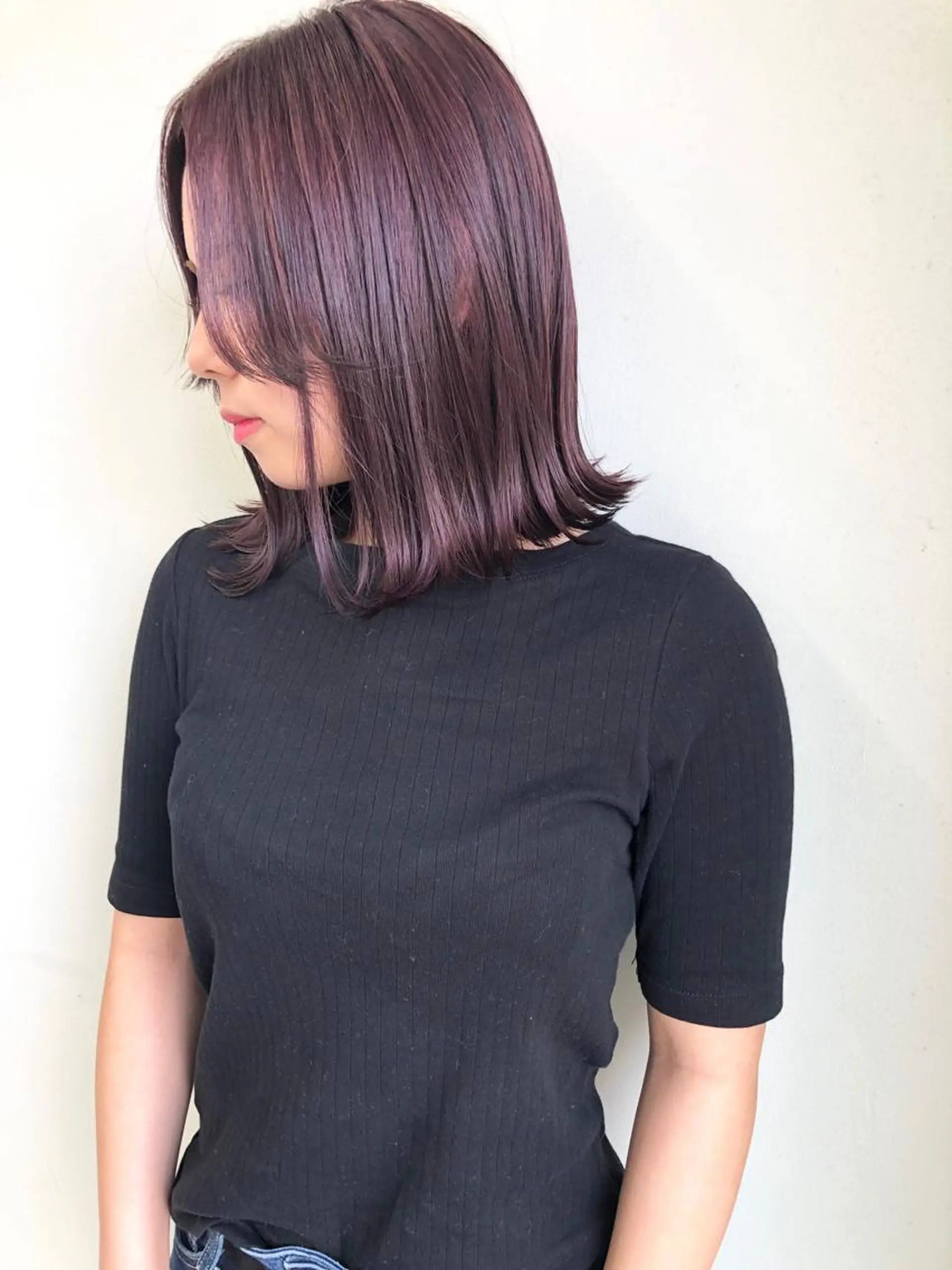 ミディアム カット ヘアカラー トリートメント 小澤大輔 YOLO hairのヘアスタイル