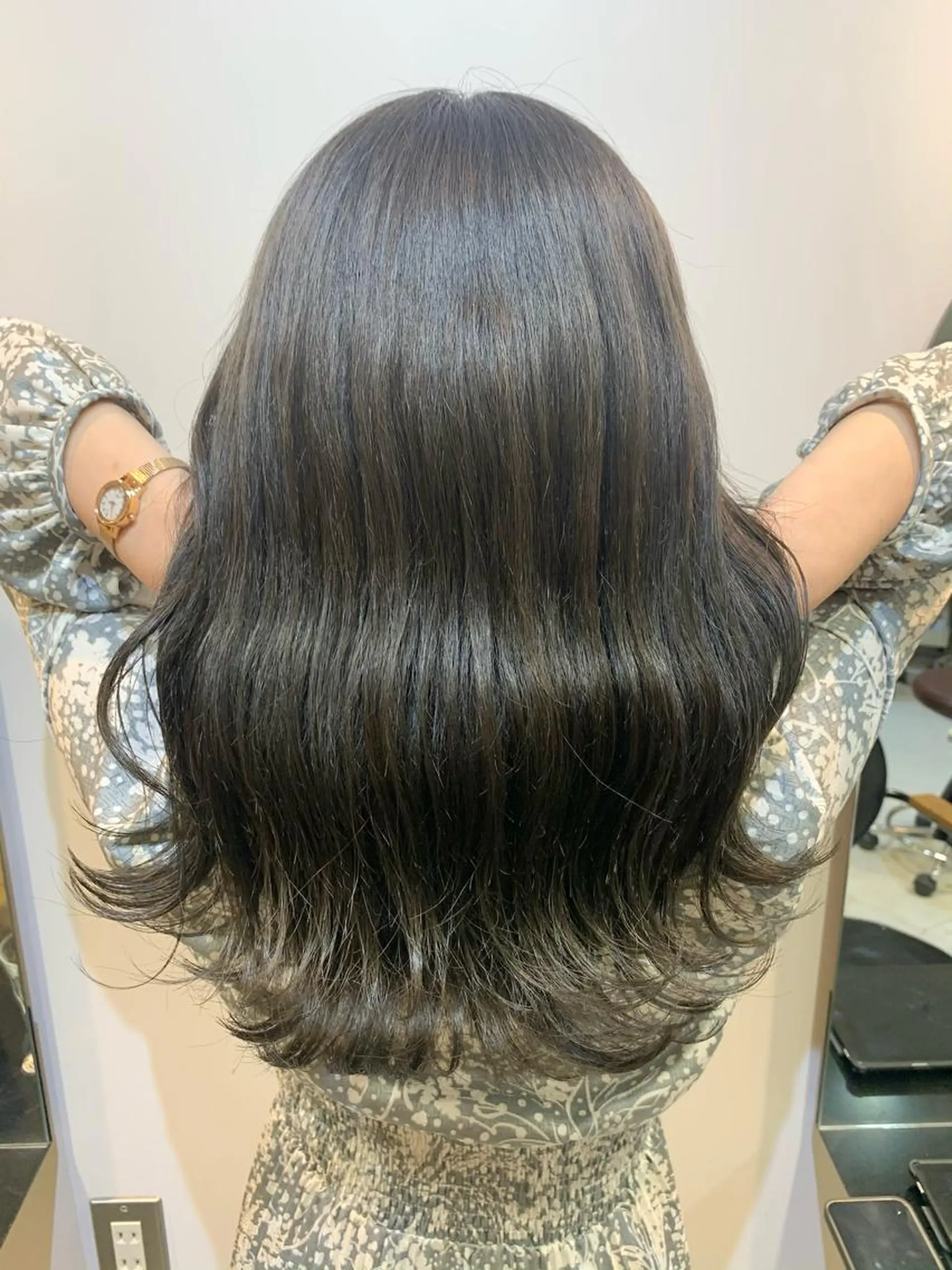 ロング カラー ヘアアレンジ REONA🪽✨薬院 レイヤーカット🫧のヘアスタイル