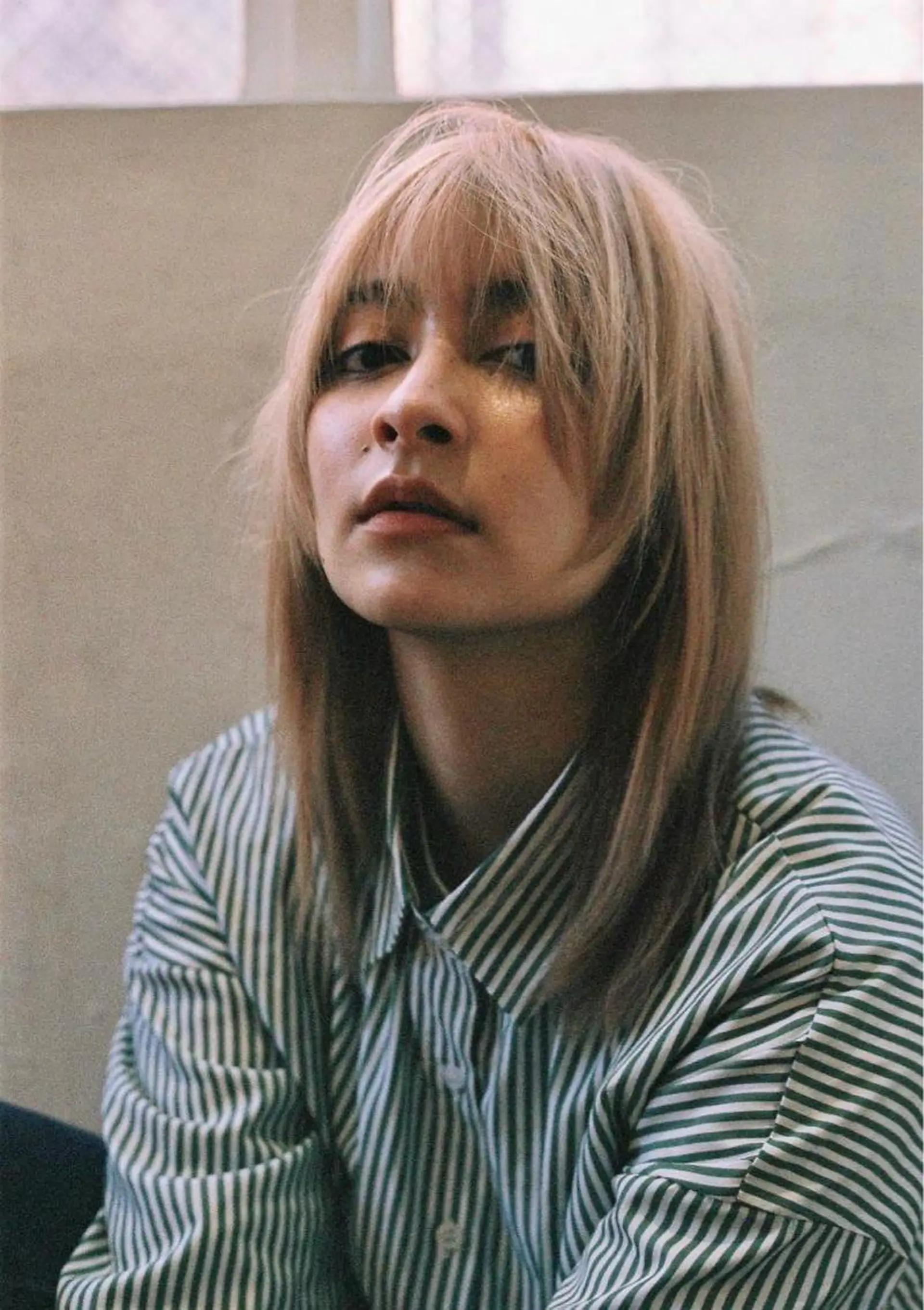 ミディアム カラー ヘアアレンジ 小顔レイヤー×コンパ クトボブ/林隆平のヘアスタイル