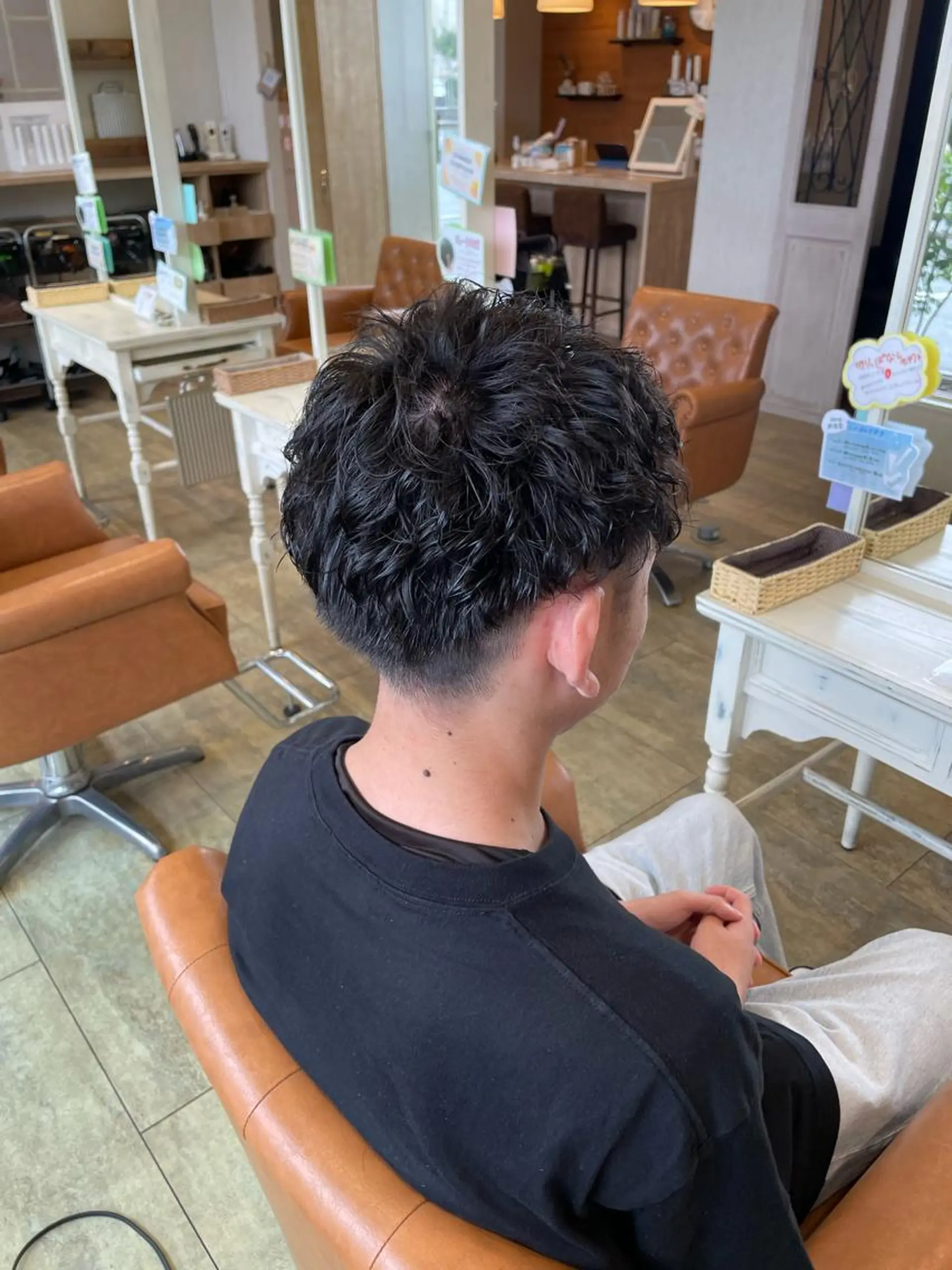 パーマ メンズ カット パーマ saaya .のヘアスタイル