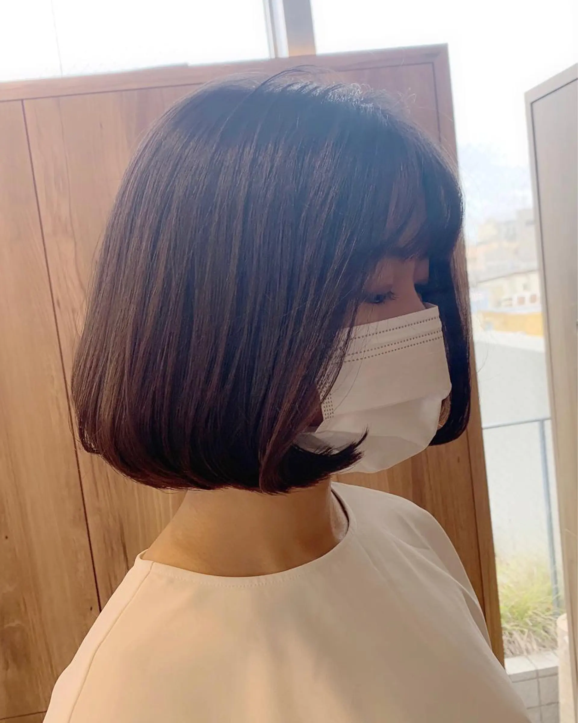 ミディアム タンバルモリ 韓国風ヘア カット Sana / 韓国ヘア / カラーのヘアスタイル