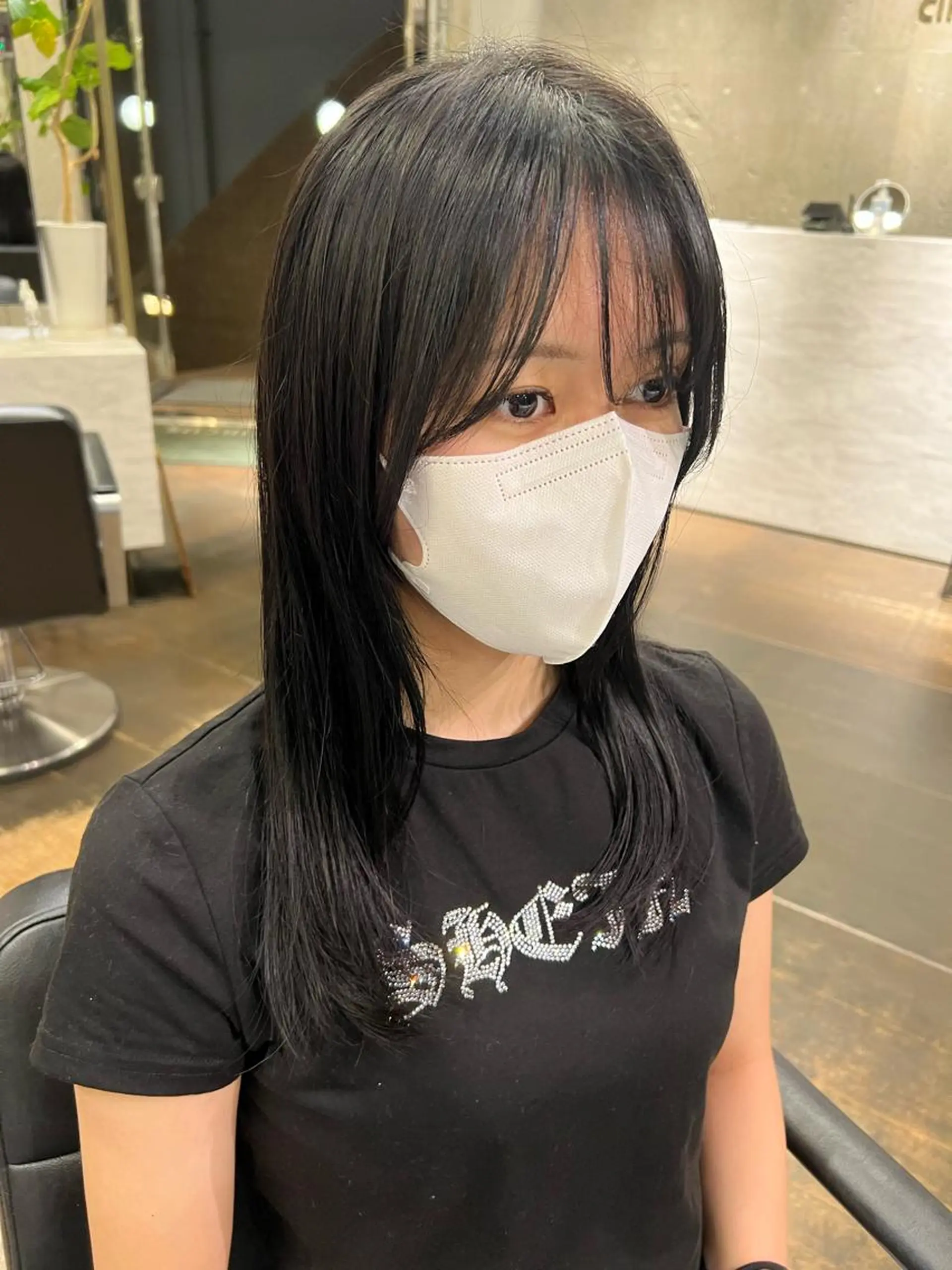 ロング パーマ 縮毛矯正 ROBBY所属・松井美樹/似合わせ ガーリー・韓国のヘアスタイル