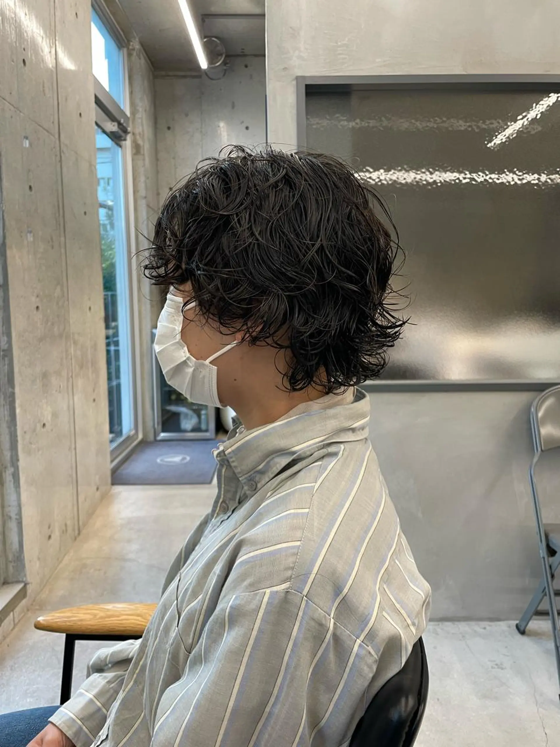 ショート パーマ 佐伯 和佳のヘアスタイル