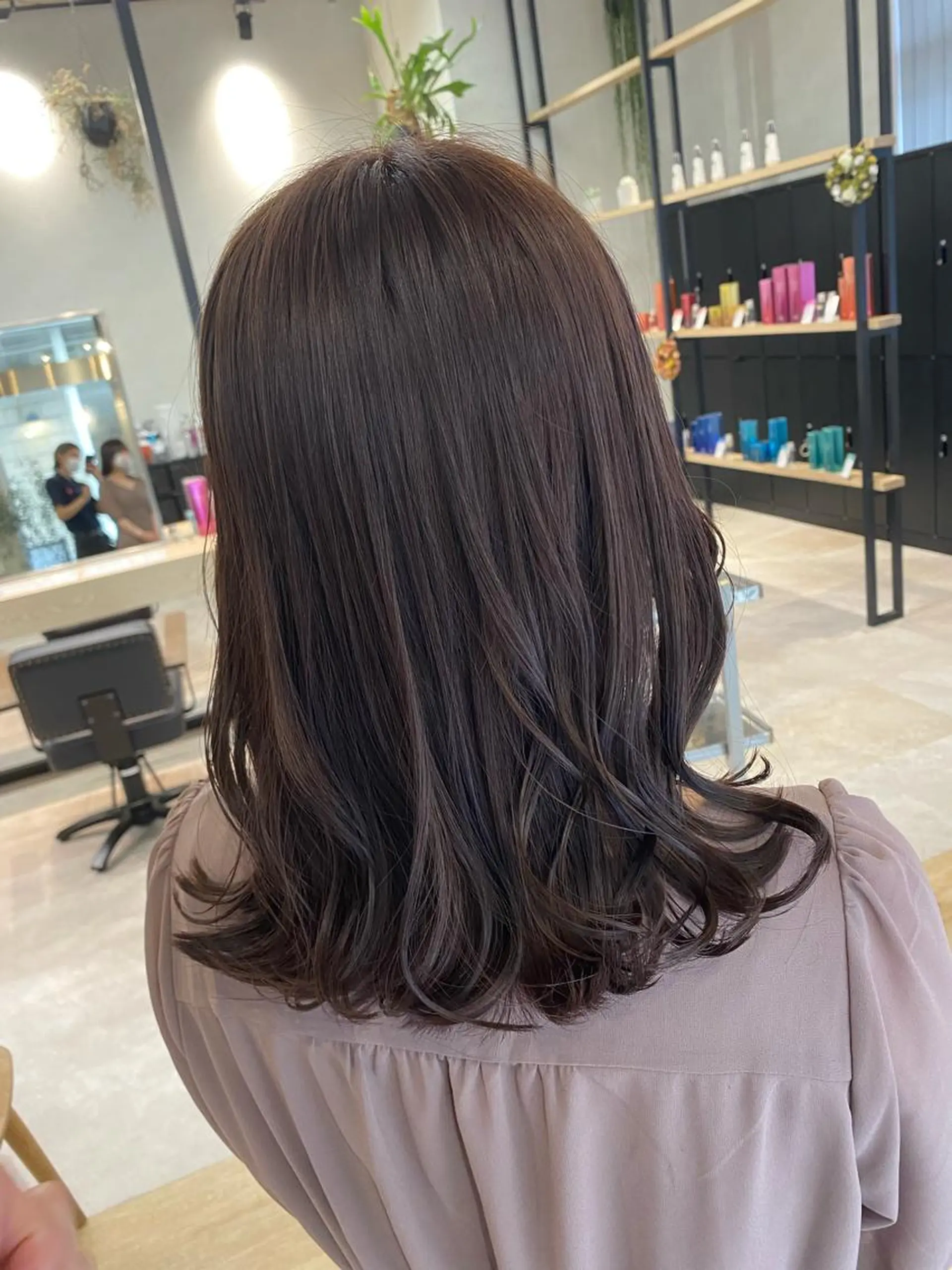 ロング メンズ縮毛矯正 ニュアンスパーマのヘアスタイル