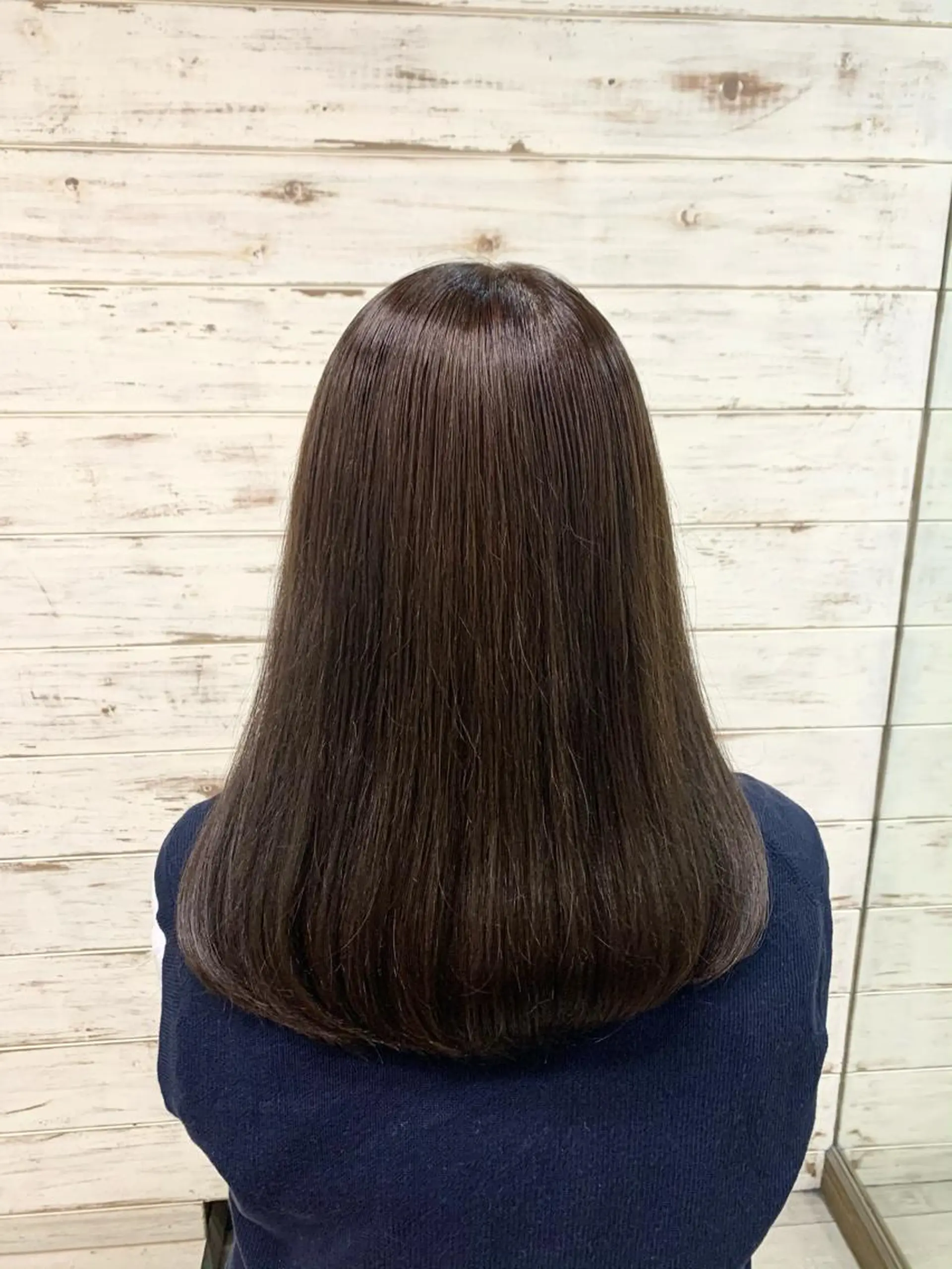 セミロング カラー ヘアアレンジ 🫧ヒシダアキ taboo.i🫧のヘアスタイル