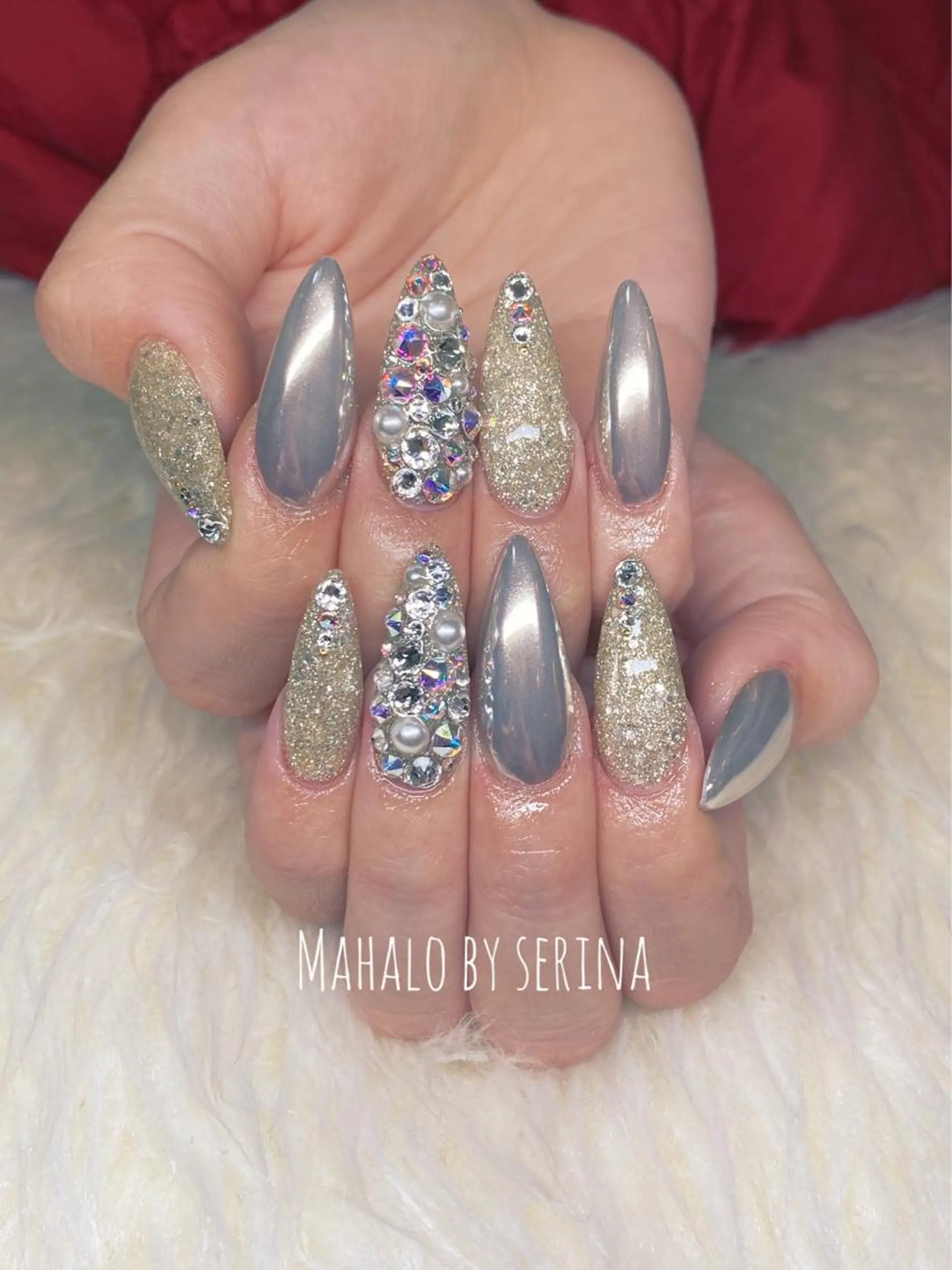 ロング カラー ネイル ハンドネイル SUNNY BAE. SERINAのネイルデザイン