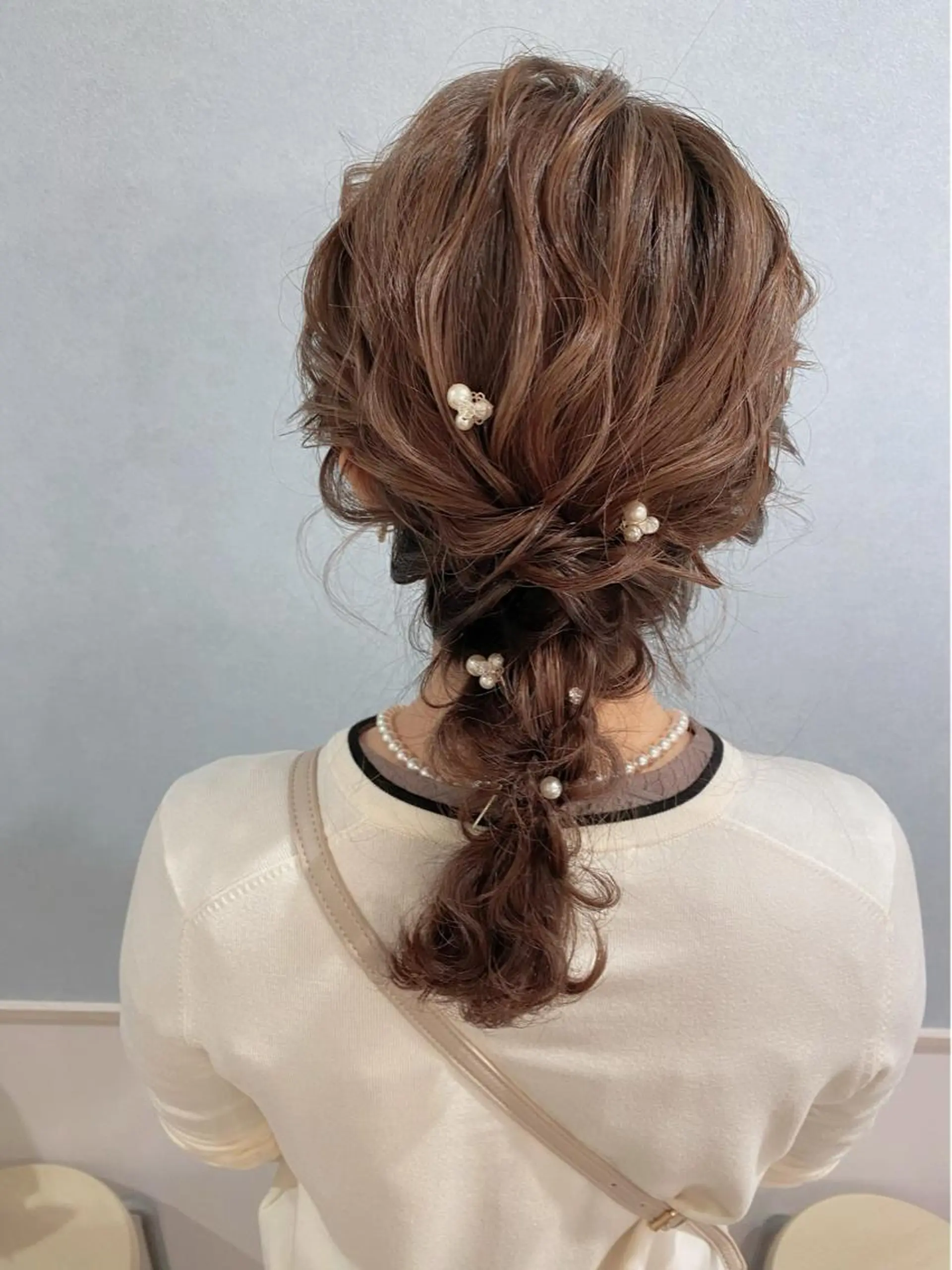 セミロング ヘアアレンジ 大阪/ヘアアレンジ /似合わせset💐のヘアスタイル