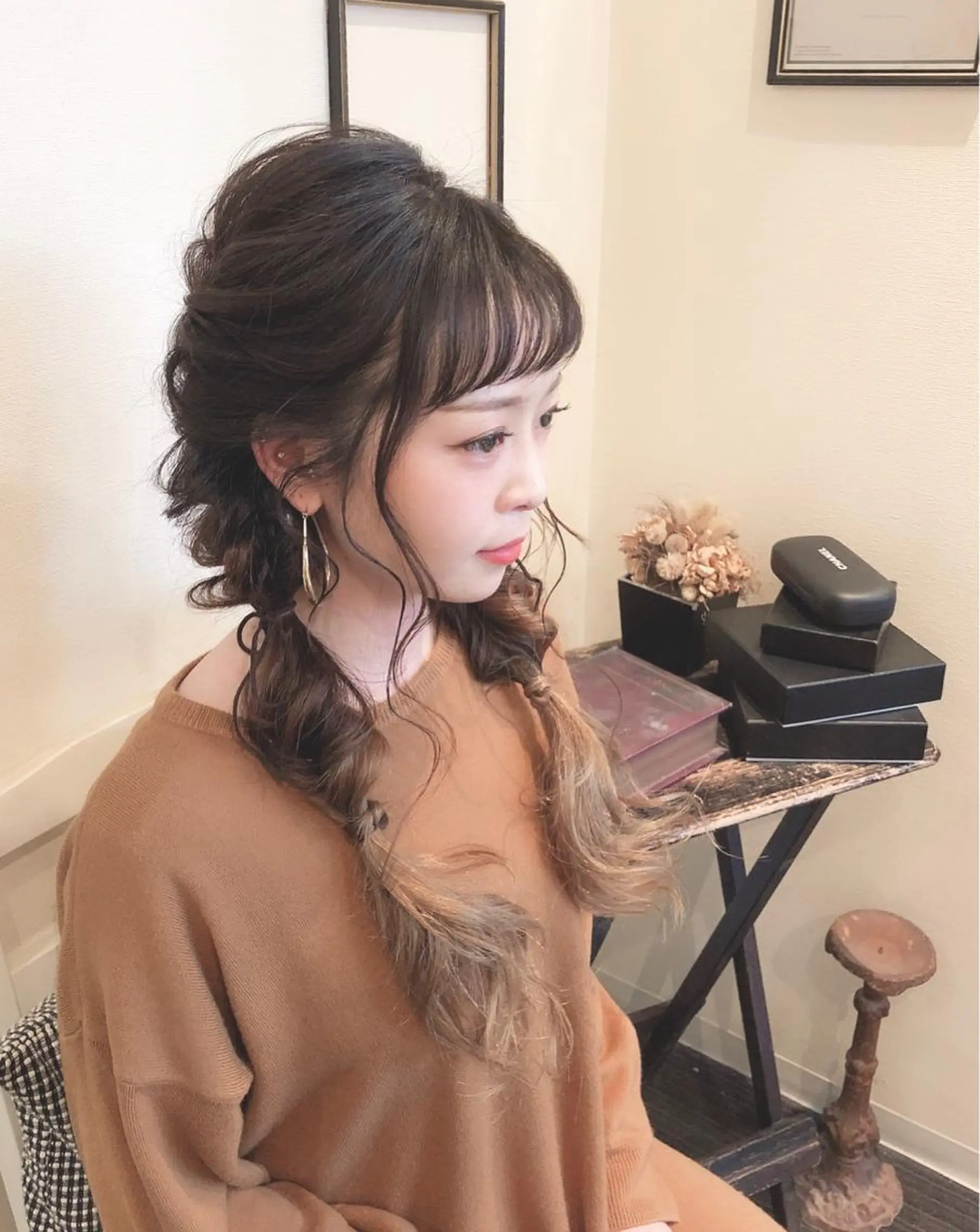 ロング ヘアアレンジ Takagi Nanamiのヘアスタイル