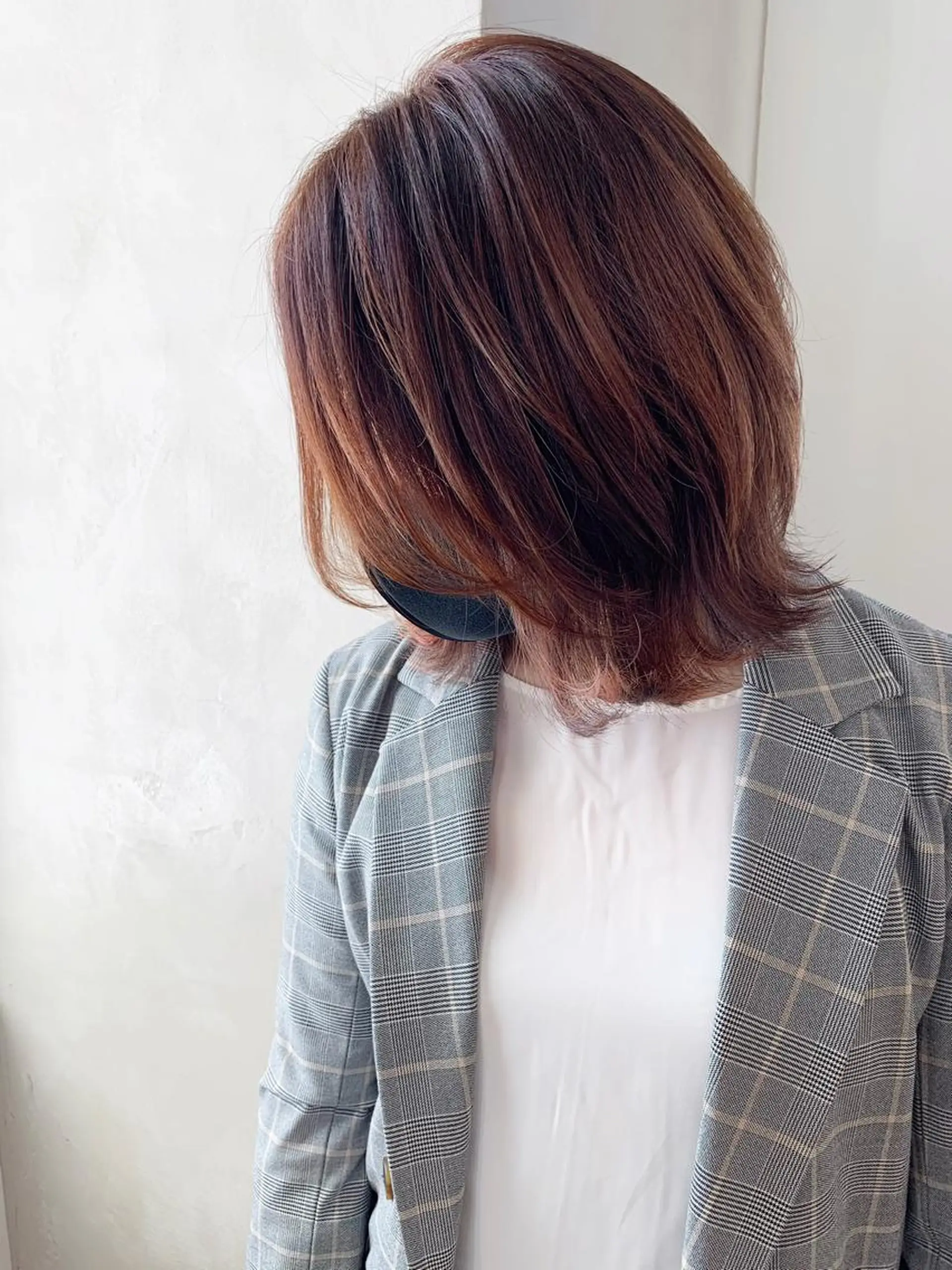 ミディアム ウルフカット Pēji所属・松村 総のヘアスタイル