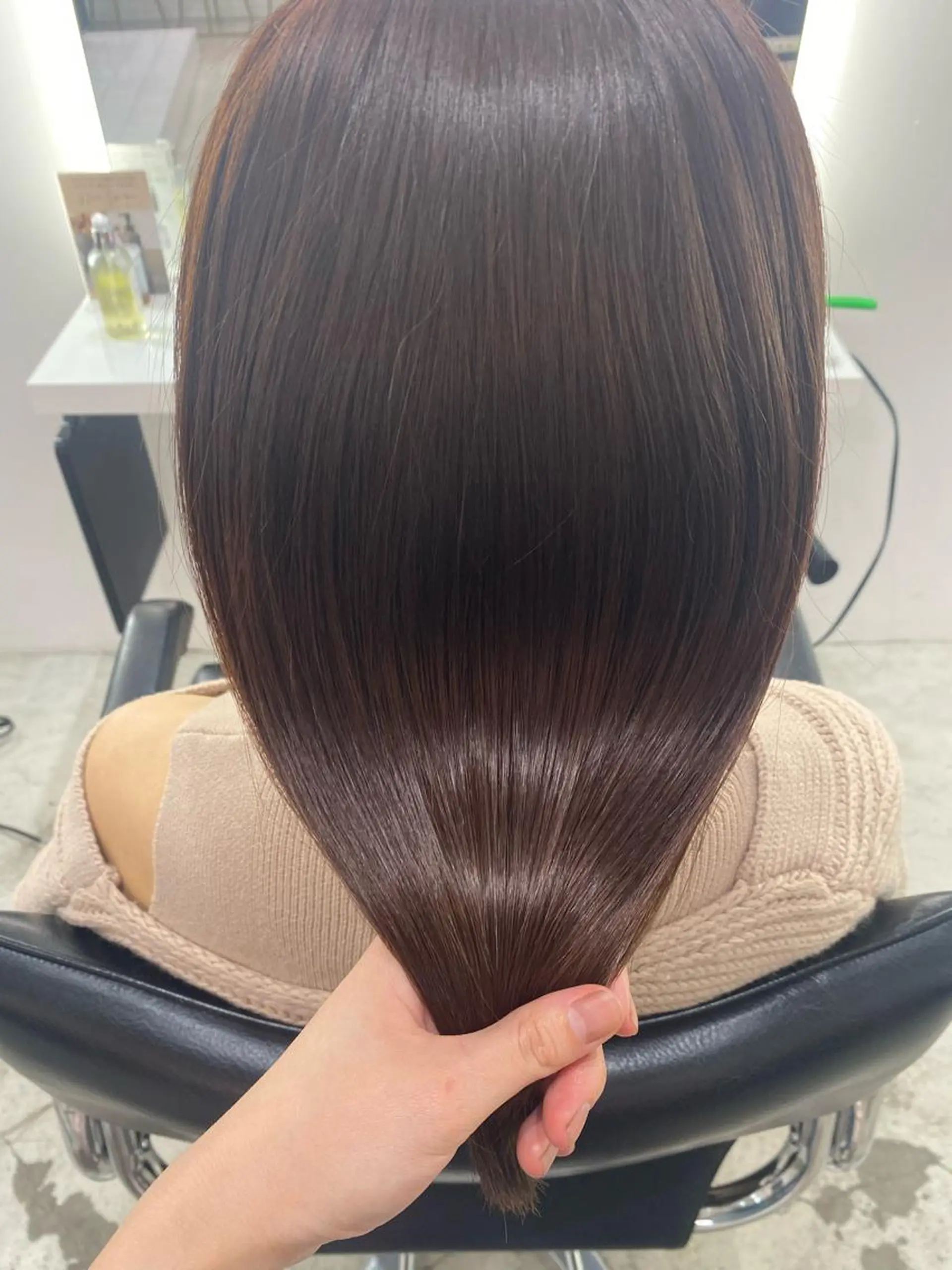 セミロング aoi ♡グレージュ ・ベージュカラーのヘアスタイル