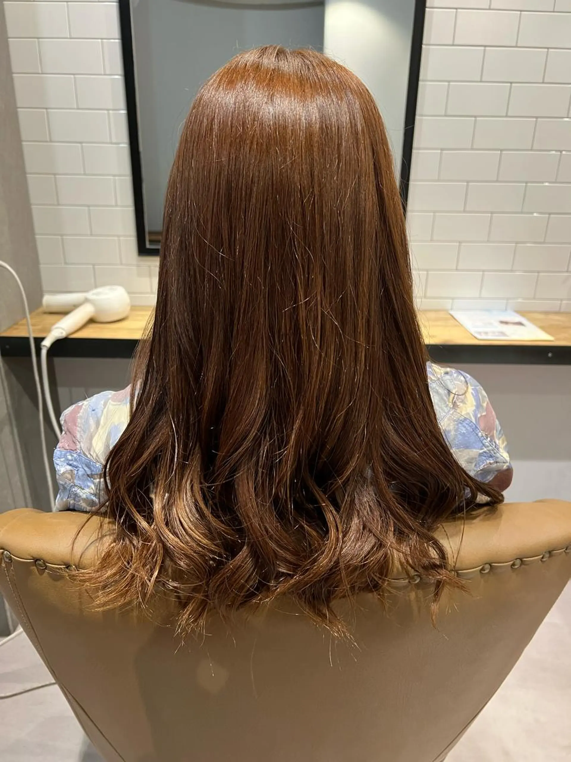 ロング カラー 菅 康志のヘアスタイル