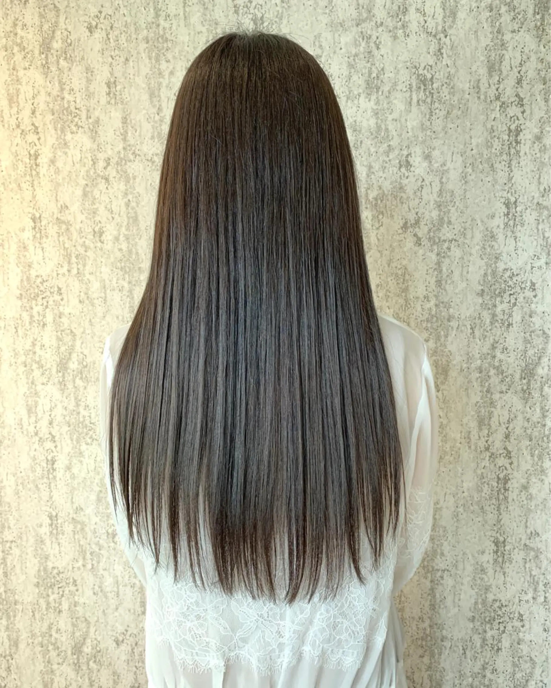ロング カラー カット 縮毛矯正 白木 遥太のヘアスタイル
