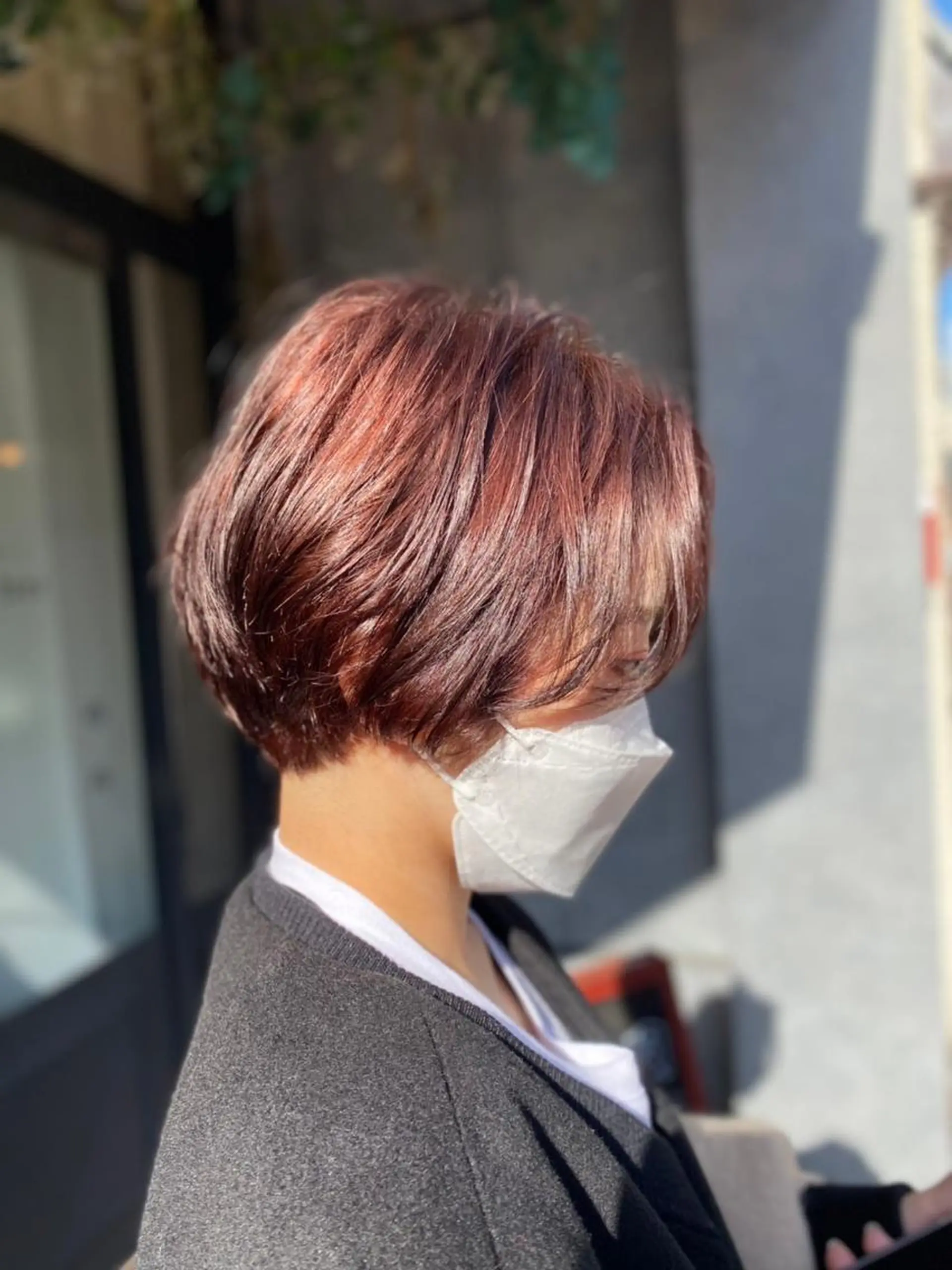 ショート パーマ カラー バレイヤージュ ブリーチ ケアブリーチ デザインカラー ダブルカラー カット ヘアカラー トリートメント 初めでも安心🌟 newi町田✂のヘアスタイル