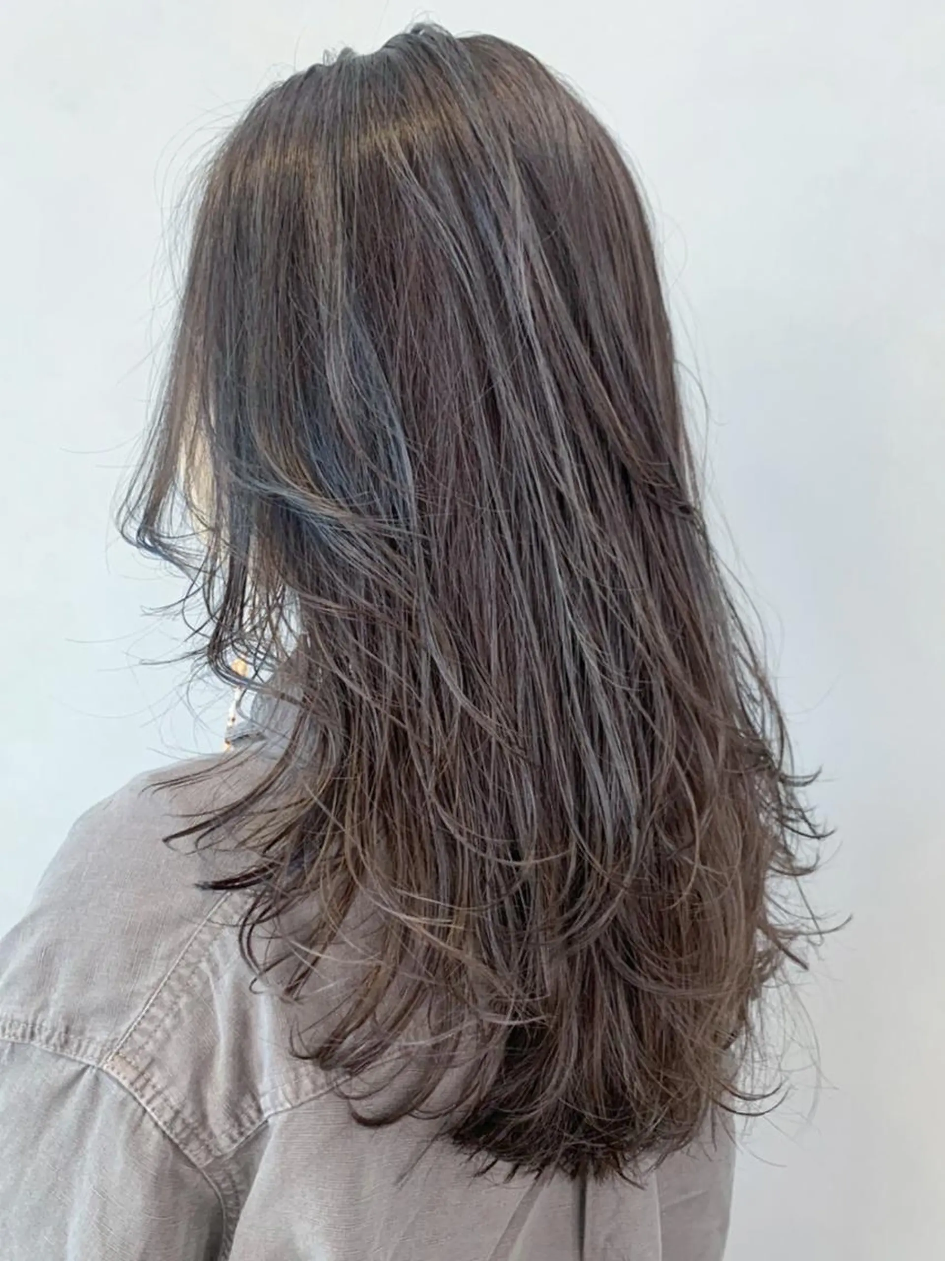 セミロング ヘアアレンジ パーマ カラー レイヤーカット ITbyALBUM 藤沢店のヘアスタイル