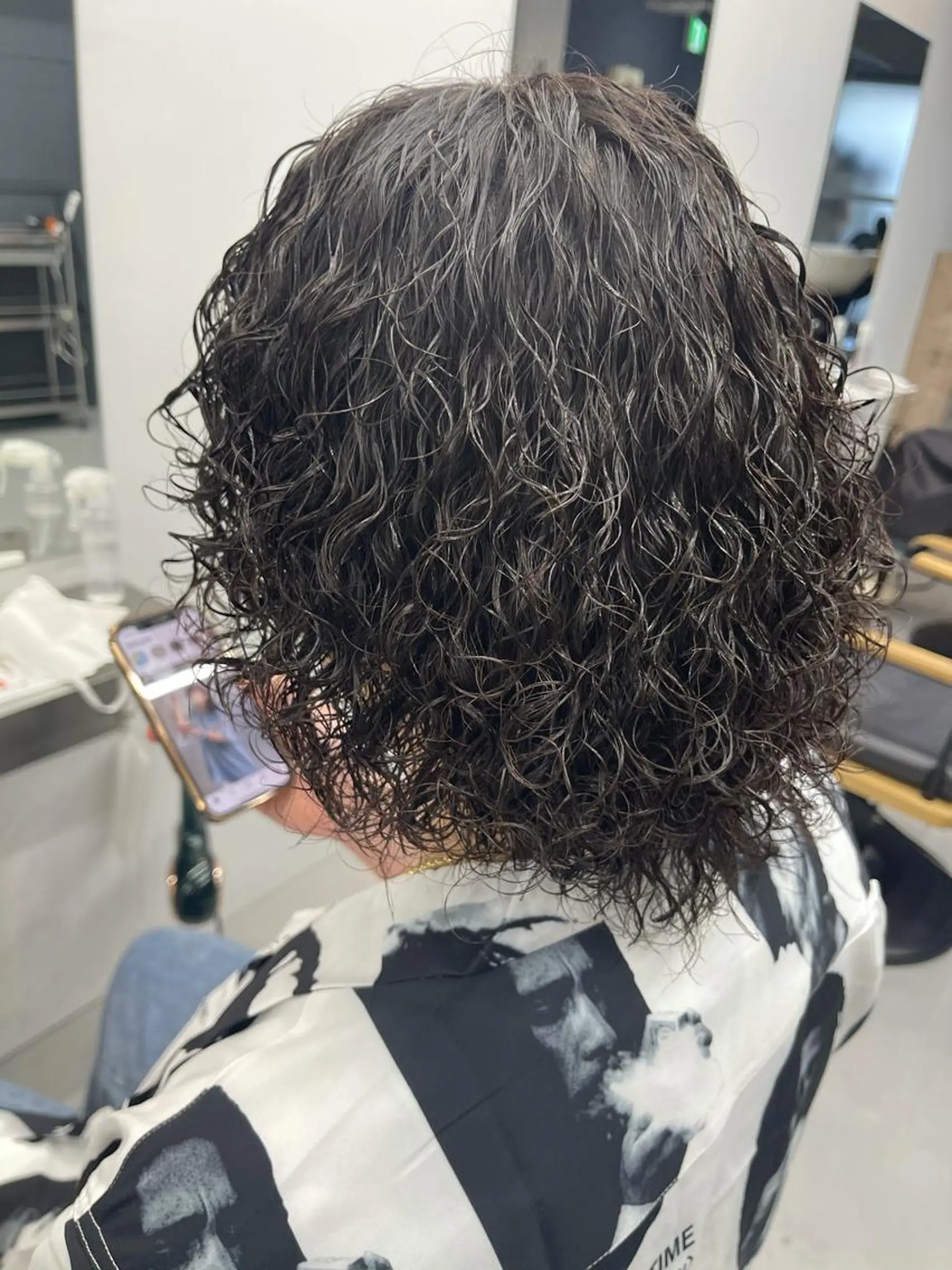 パーマ メンズ カット パーマ 森本裕/オーナー/ スパイラルパーマのヘアスタイル