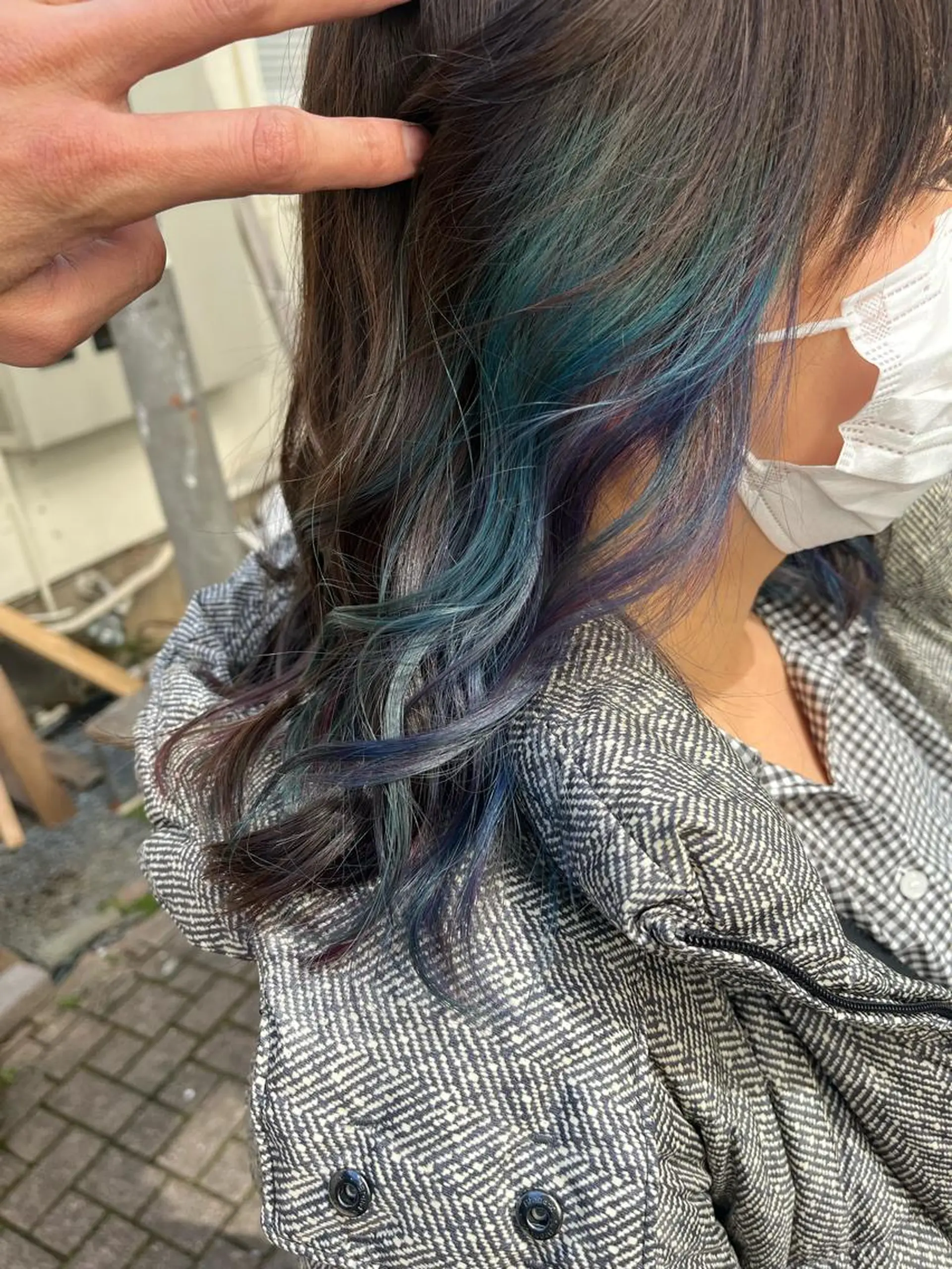 ミディアム カラー ショートボブ ボブレイヤー アッシュ バレイヤージュ ミストバング カット ヘアカラー トリートメント 原宿サロン代表 デザインカラー伊藤卓のヘアスタイル