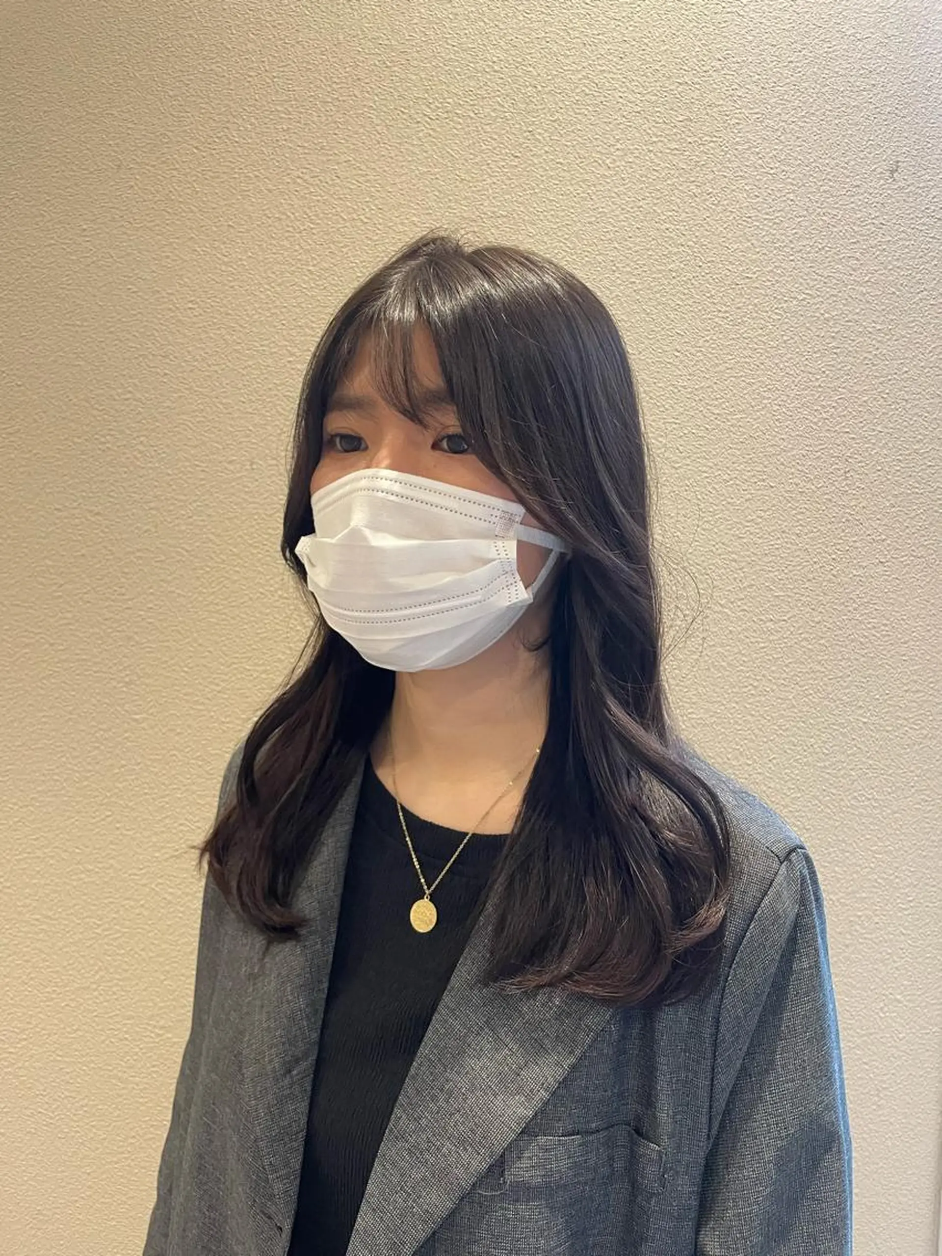 ロング カラー ベージュカラー ブラウンカラー ブラウンベージュ アンニュイヘア/ 顔周りカット/眞弓萌のヘアスタイル