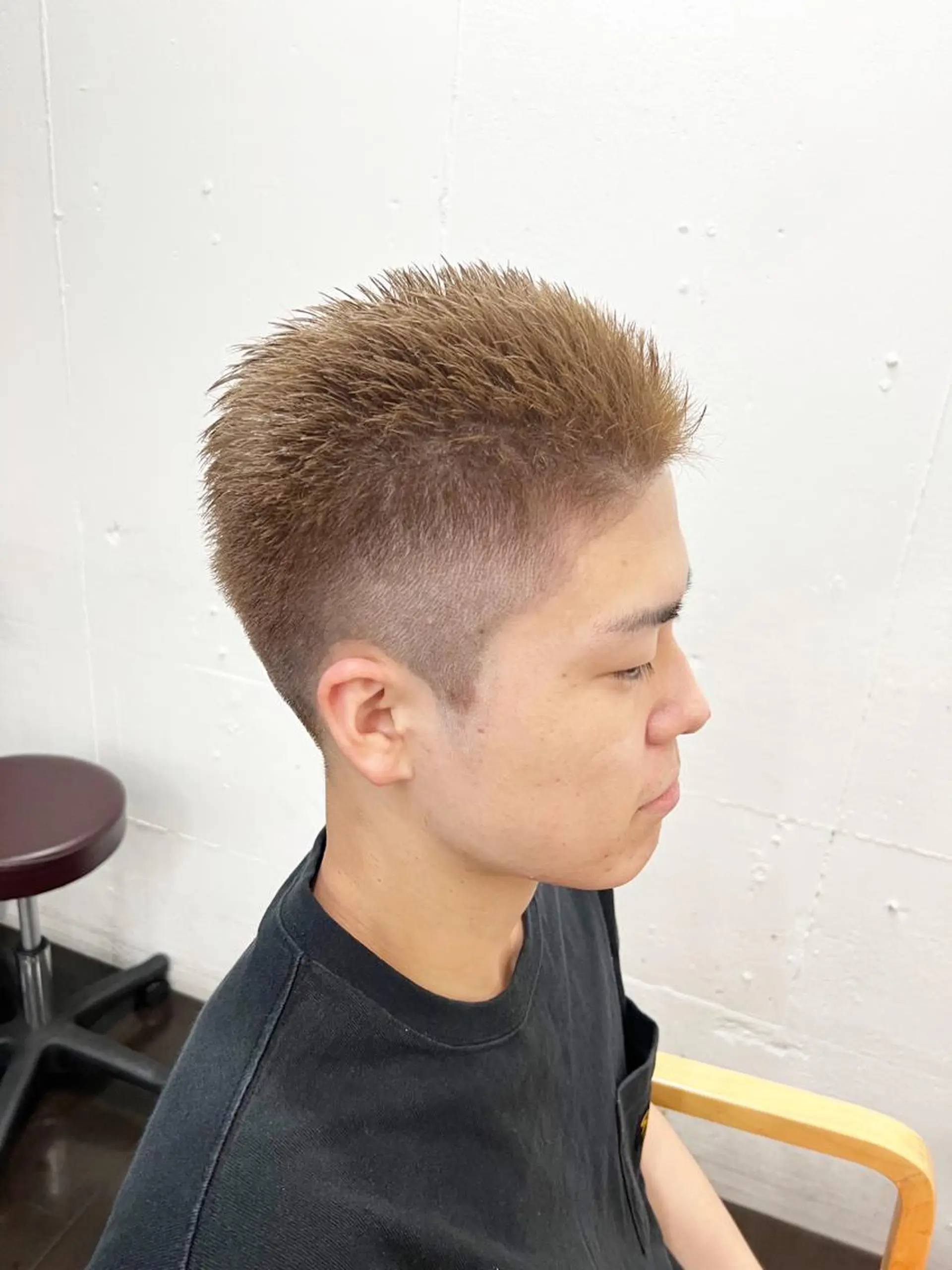 ショート カラー パーマ ヘアアレンジ メンズ 名古屋駅/トップス タイリスト/大黒拓哉のヘアスタイル