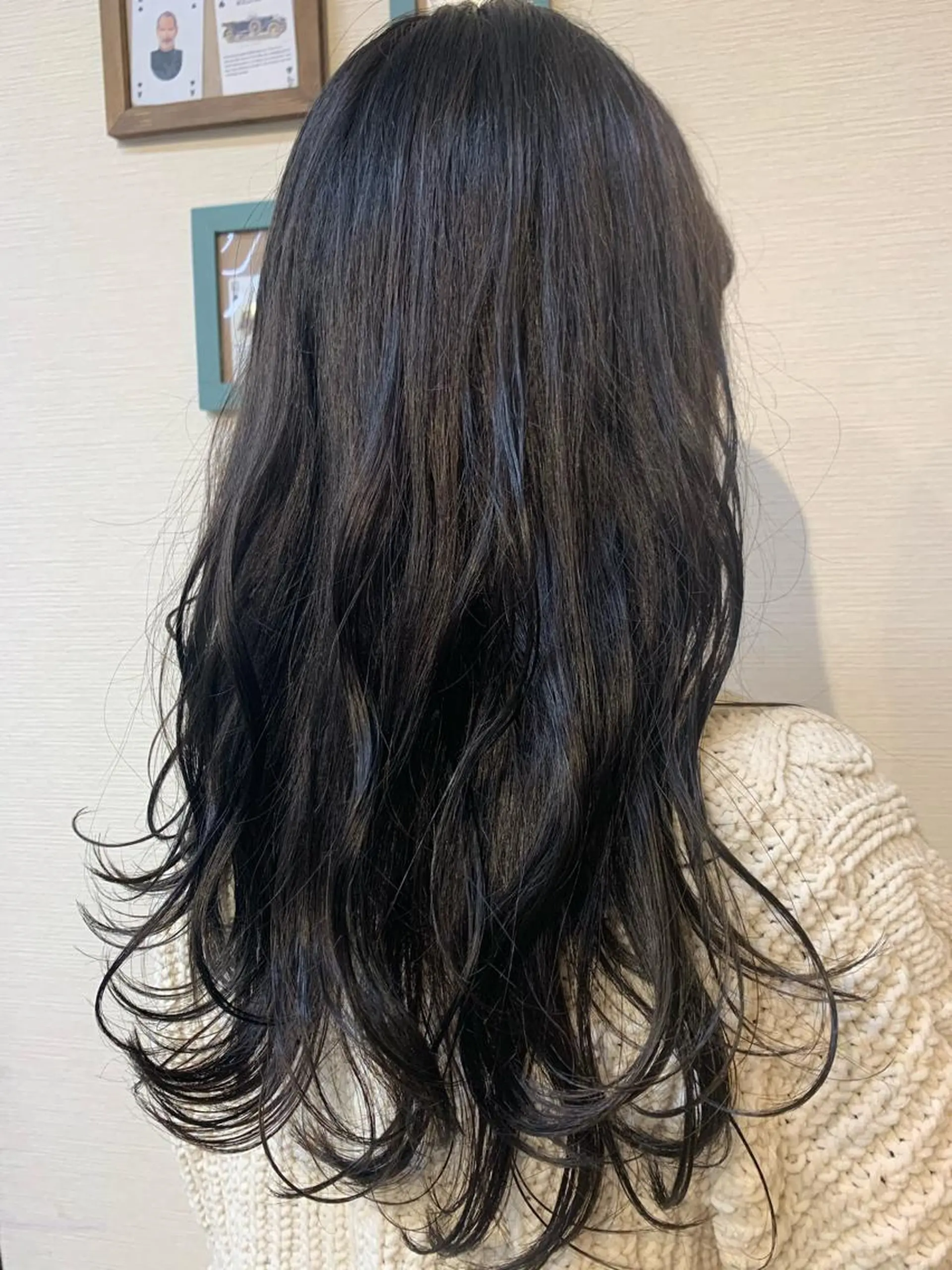 ロング カラー 中垣 南のヘアスタイル