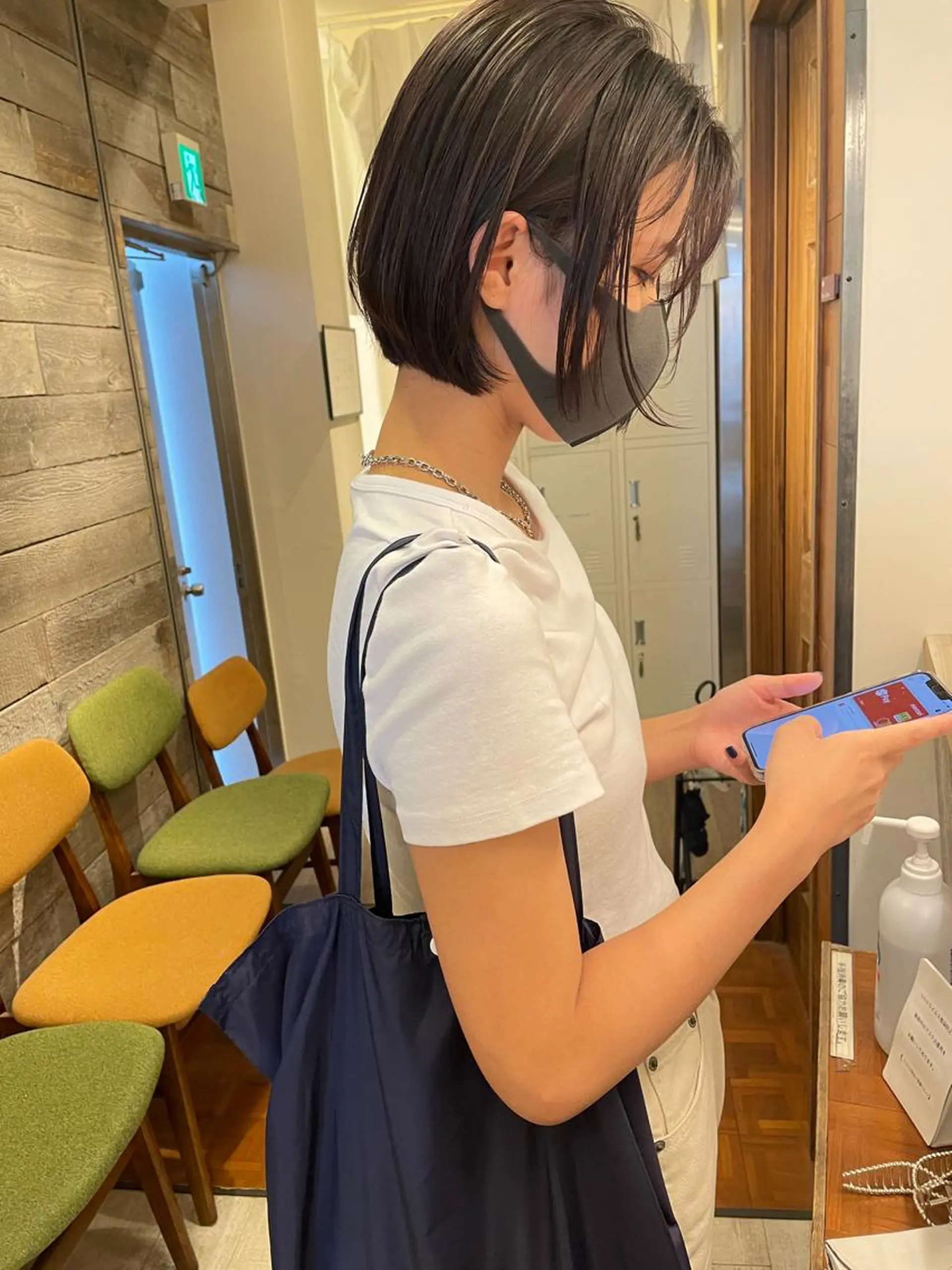 ショート カラー ディープラベンダー ラベンダーカラー ボブ ヘアカラー トリートメント レイヤー/ボブ/ 顔周り/yukinaのヘアスタイル