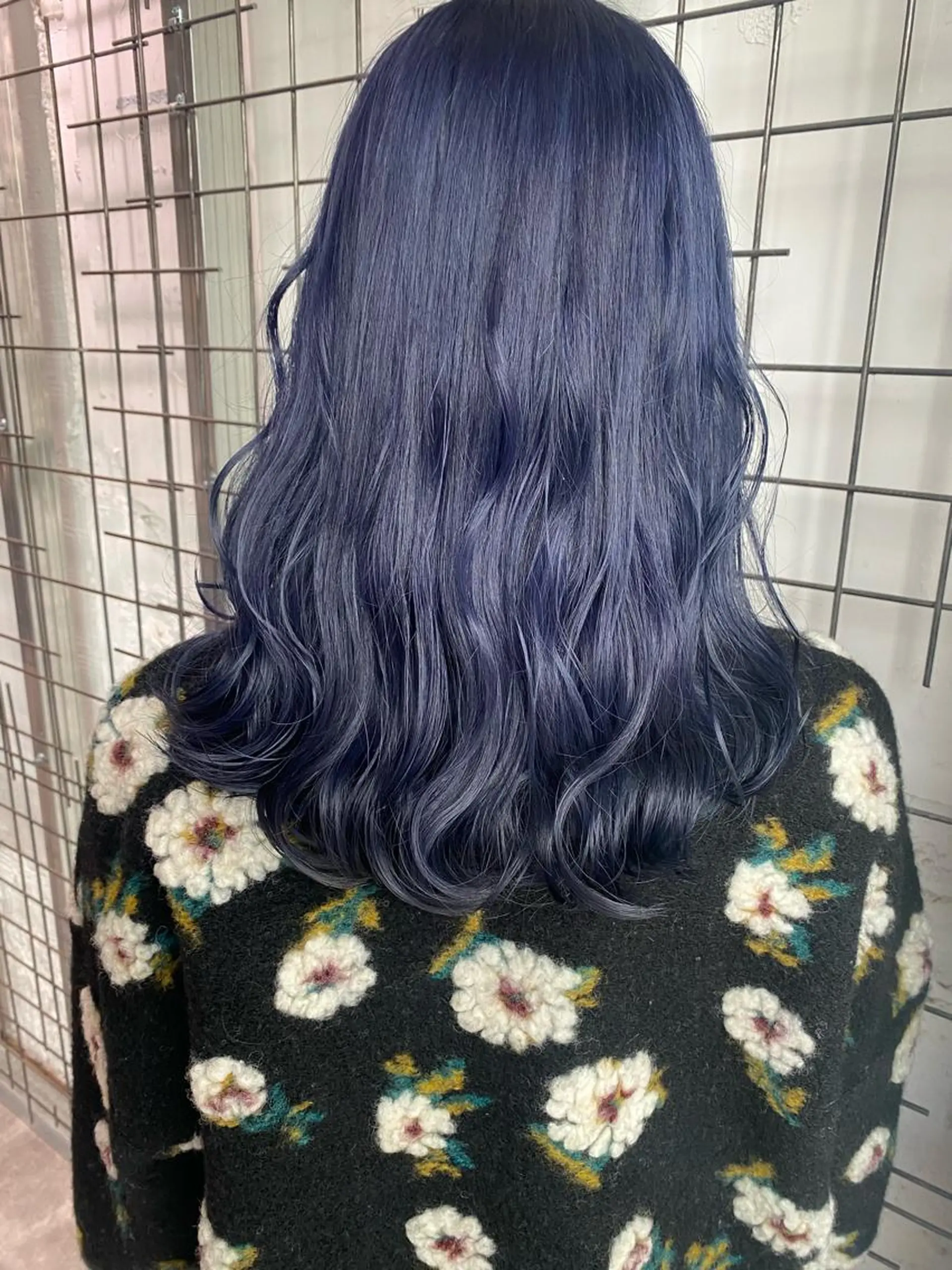 カラー ブルーカラー ブルーラベンダー ラベンダーカラー カット ヘアカラー AYANE 韓国ヘア /レイヤーカットのヘアスタイル