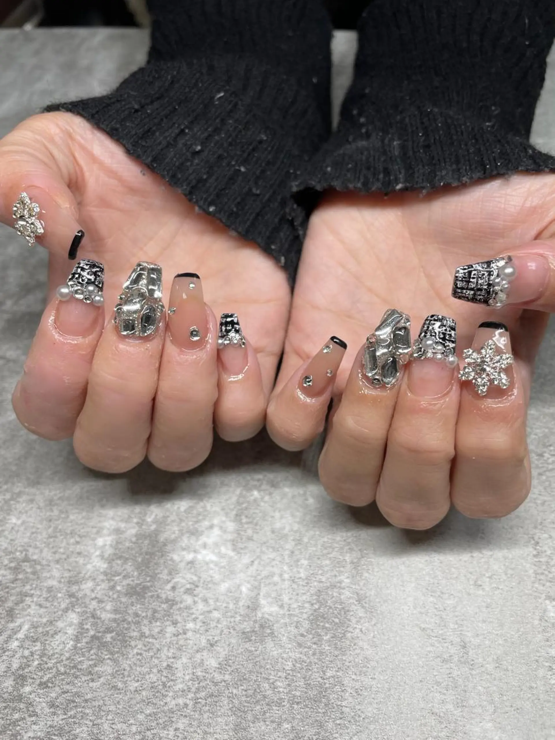 ネイル スカルプネイル Y's nailのネイルデザイン