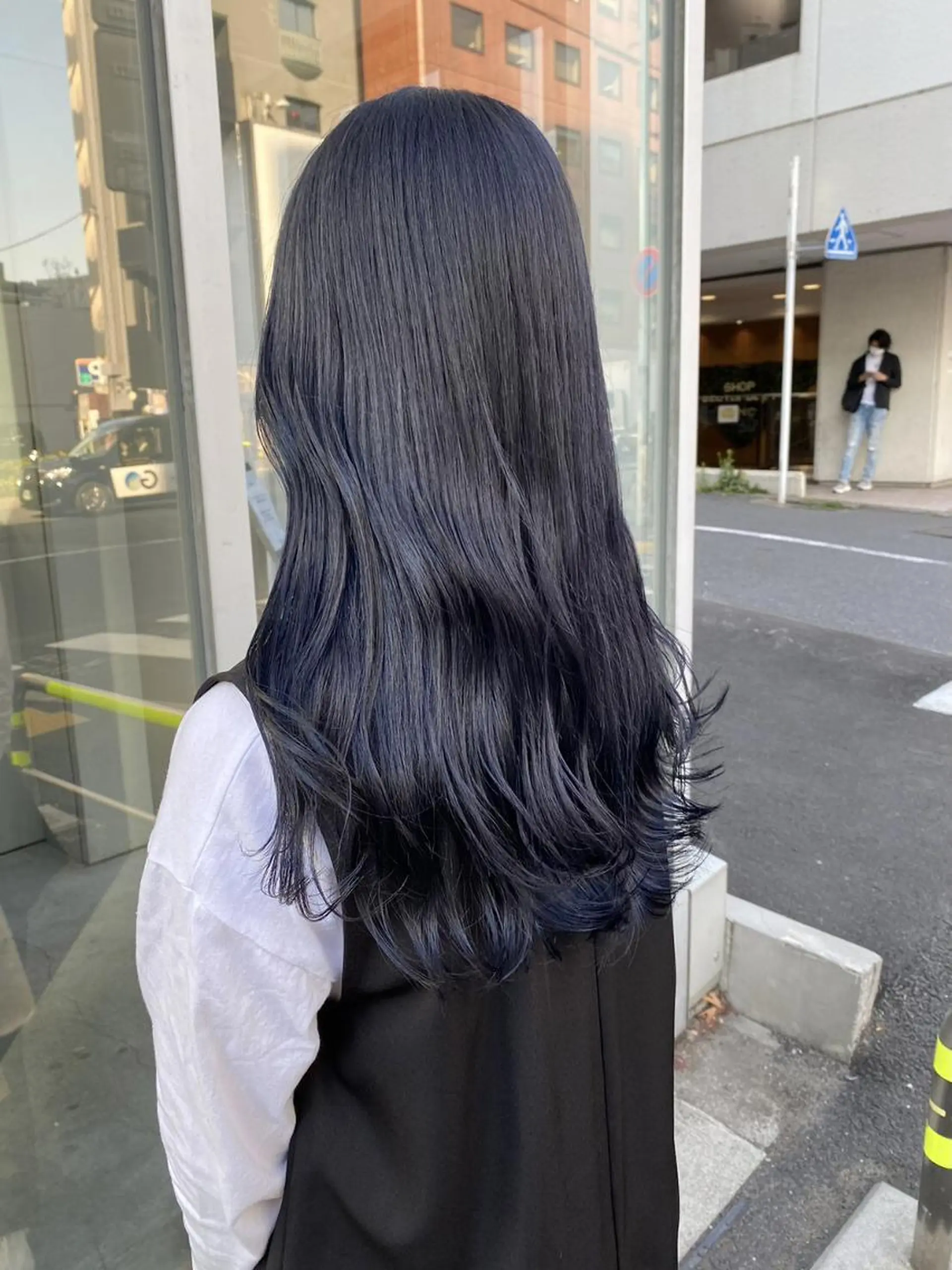 ミディアム カラー カット ヘアカラー トリートメント 🦋韓国レイヤー｜ 透明感グレージュ🦋のヘアスタイル