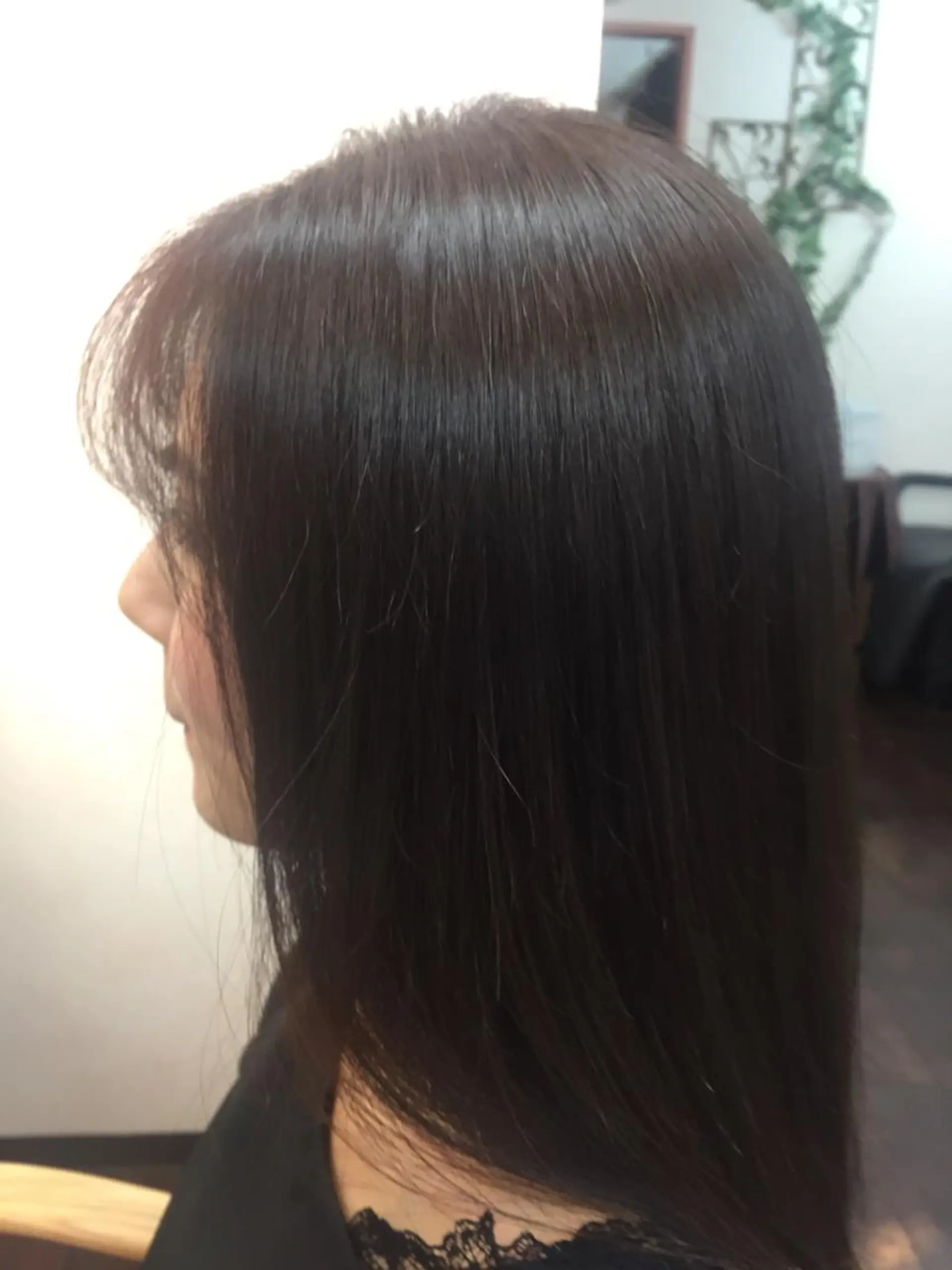 セミロング カラー パーマ 桧山 真のヘアスタイル