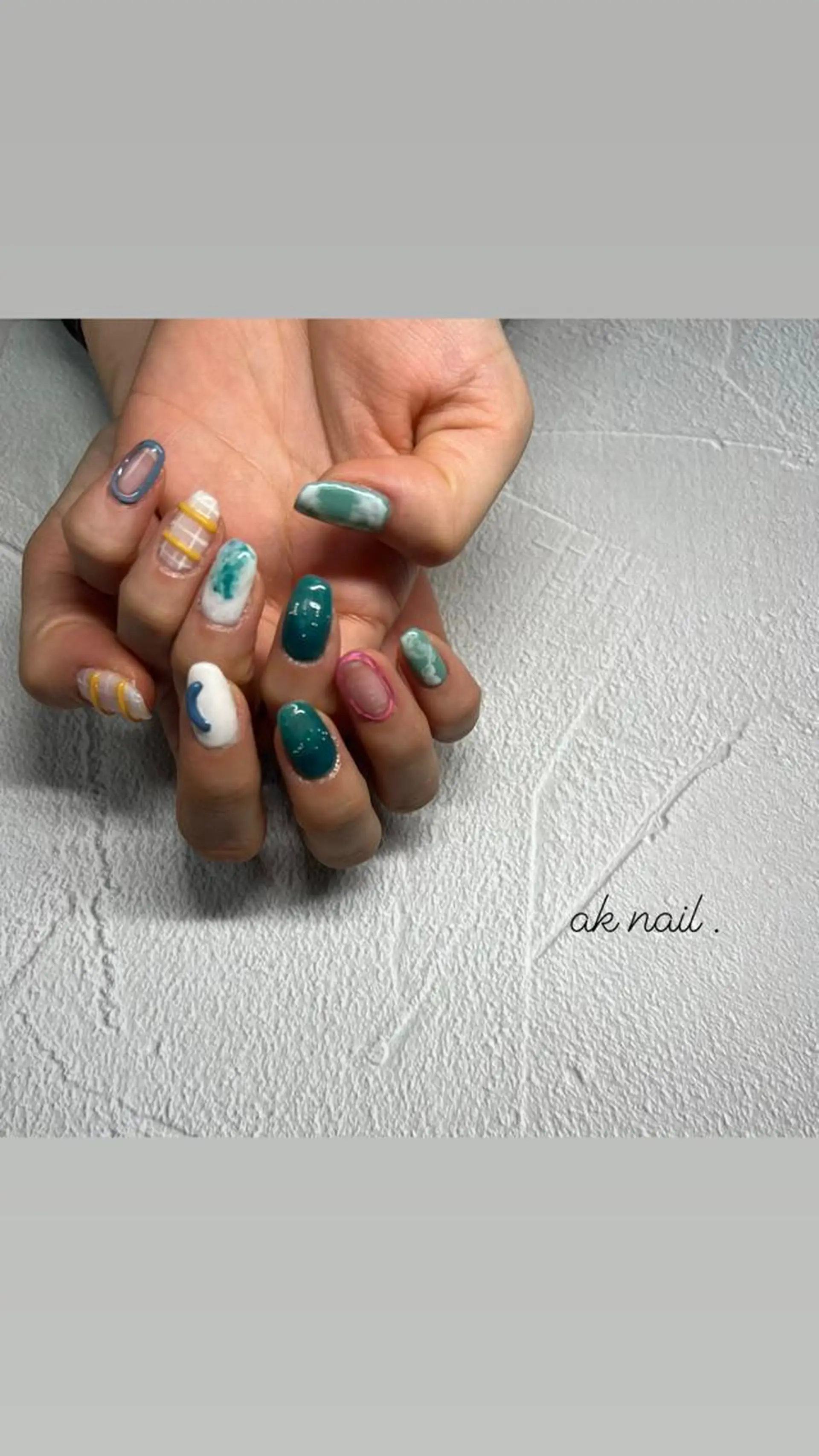 ネイル ハンドネイル ak nail .のネイルデザイン
