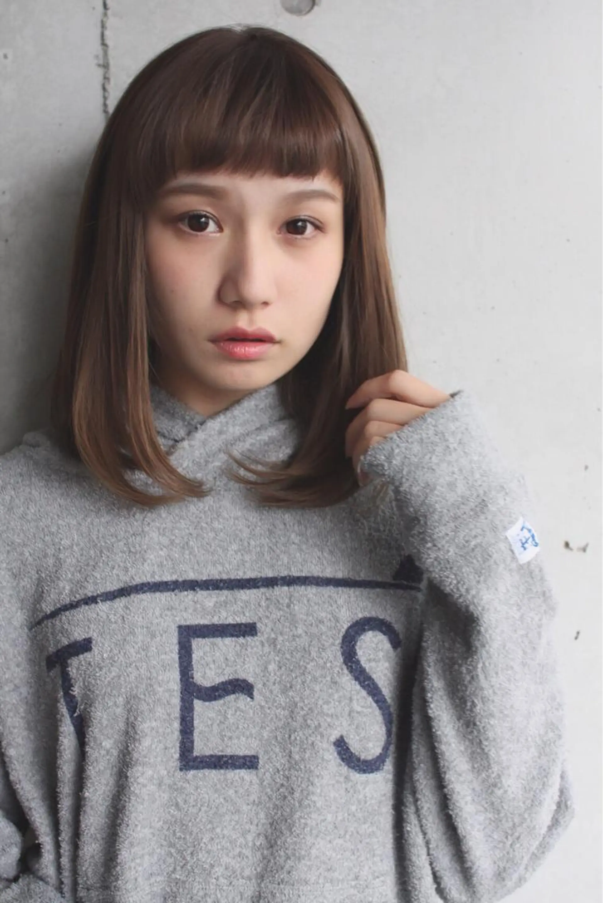 ミディアム オン眉 ショート/ボブ/ 白髪染め/メンズ葛西のヘアスタイル