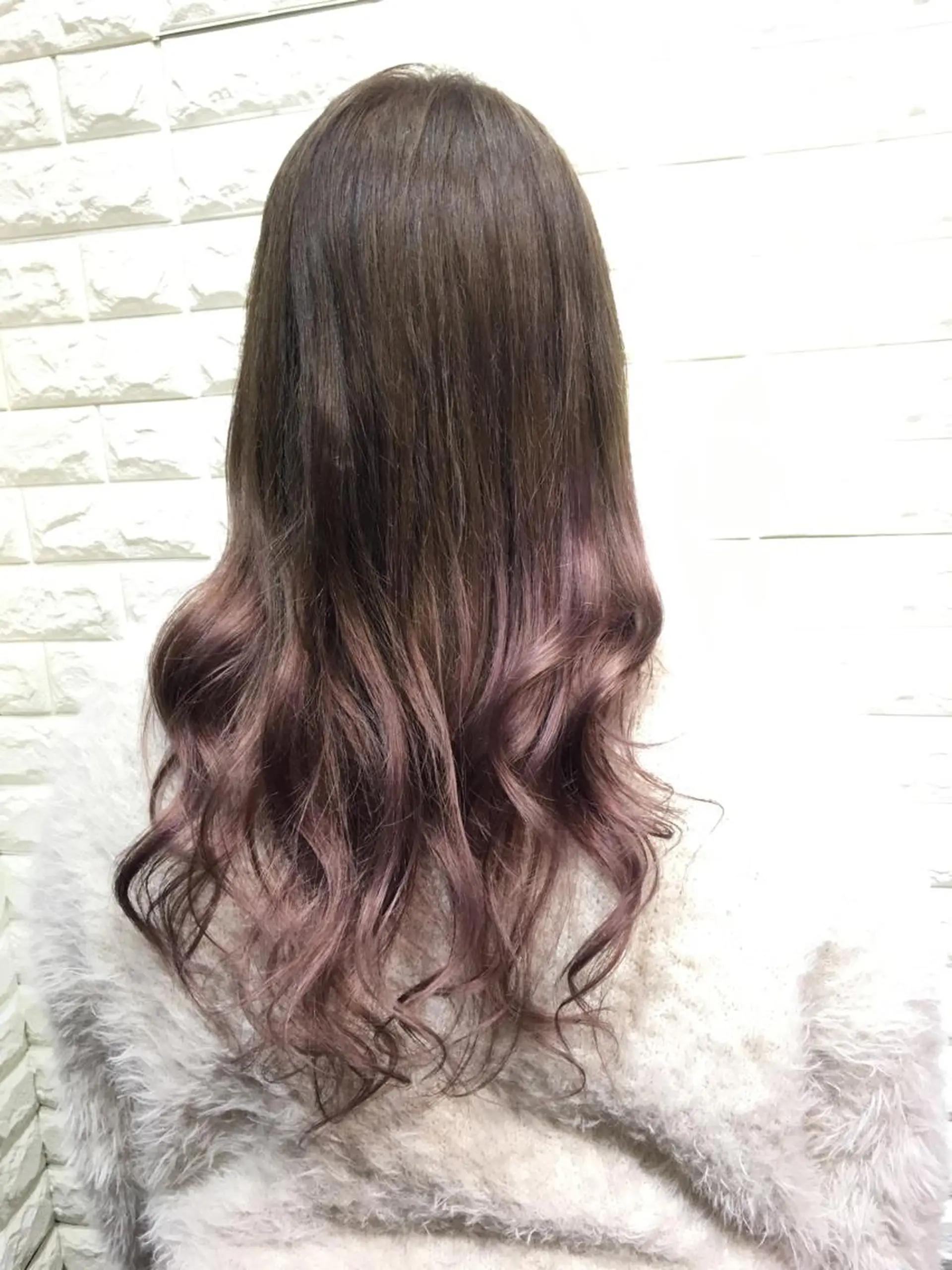 ロング カラー ピンクカラー IwAsh大和駅前店 河野亜里香のヘアスタイル