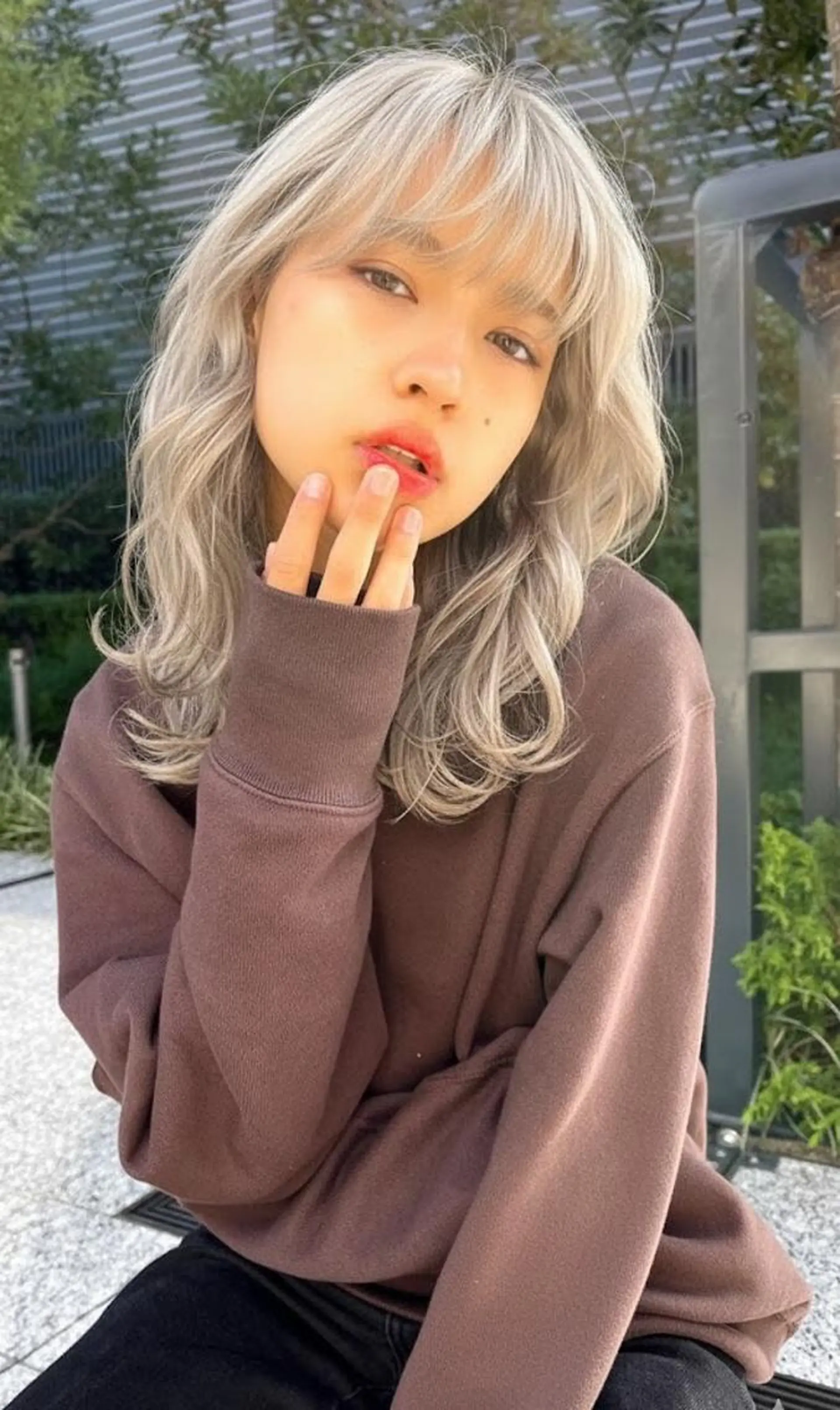 ロング ヘアカラー トリートメント 渋谷ハチ公口徒歩３分 🌈ヘアサロンM渋谷のヘアスタイル
